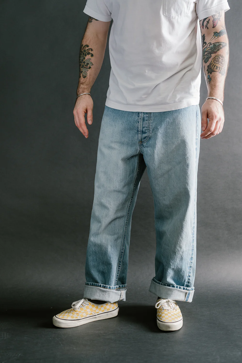 RS-100xv - Indigo Selvedge Vintage Wash - Relaxed Straight - Image 15