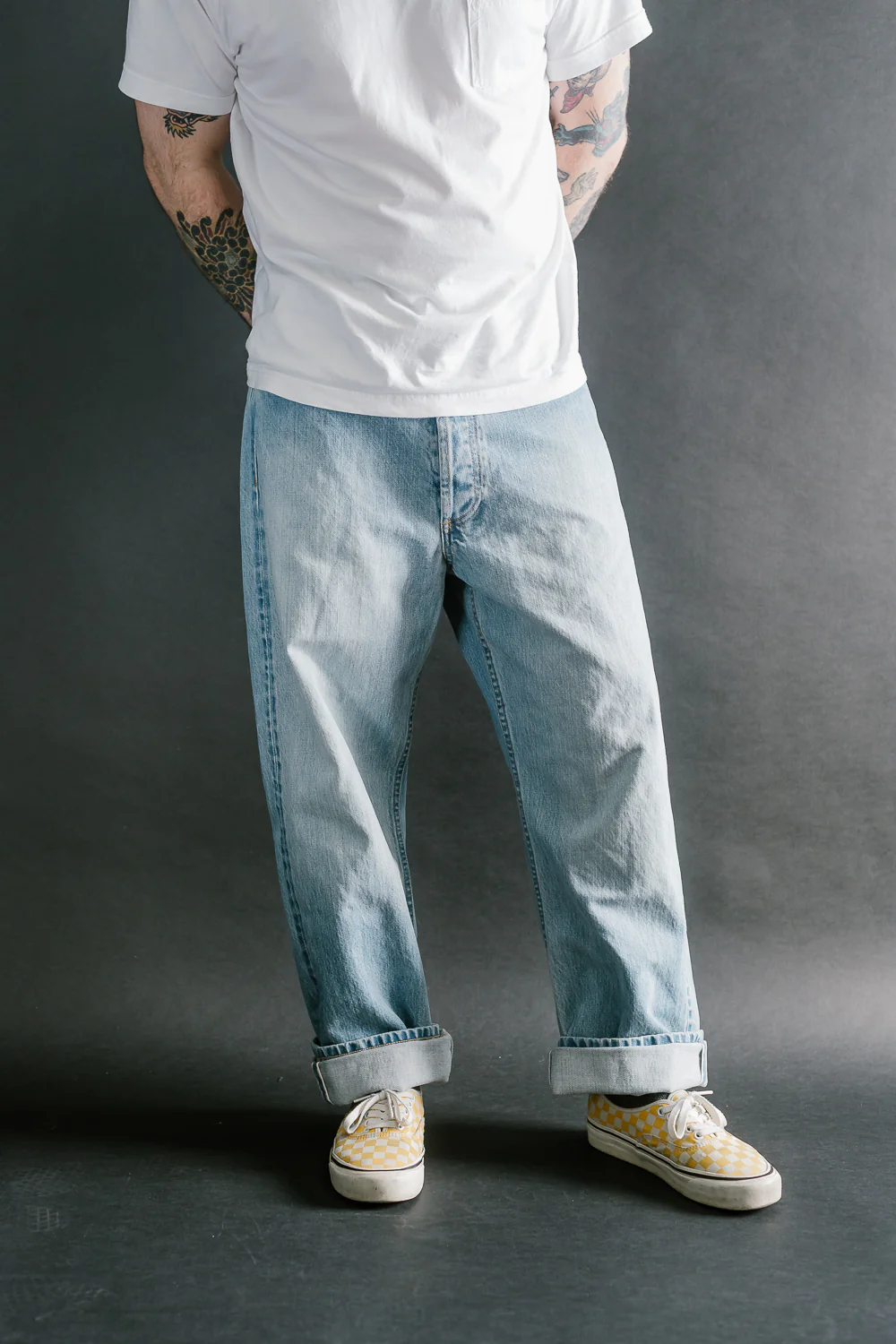 RS-100xv - Indigo Selvedge Vintage Wash - Relaxed Straight - Image 16