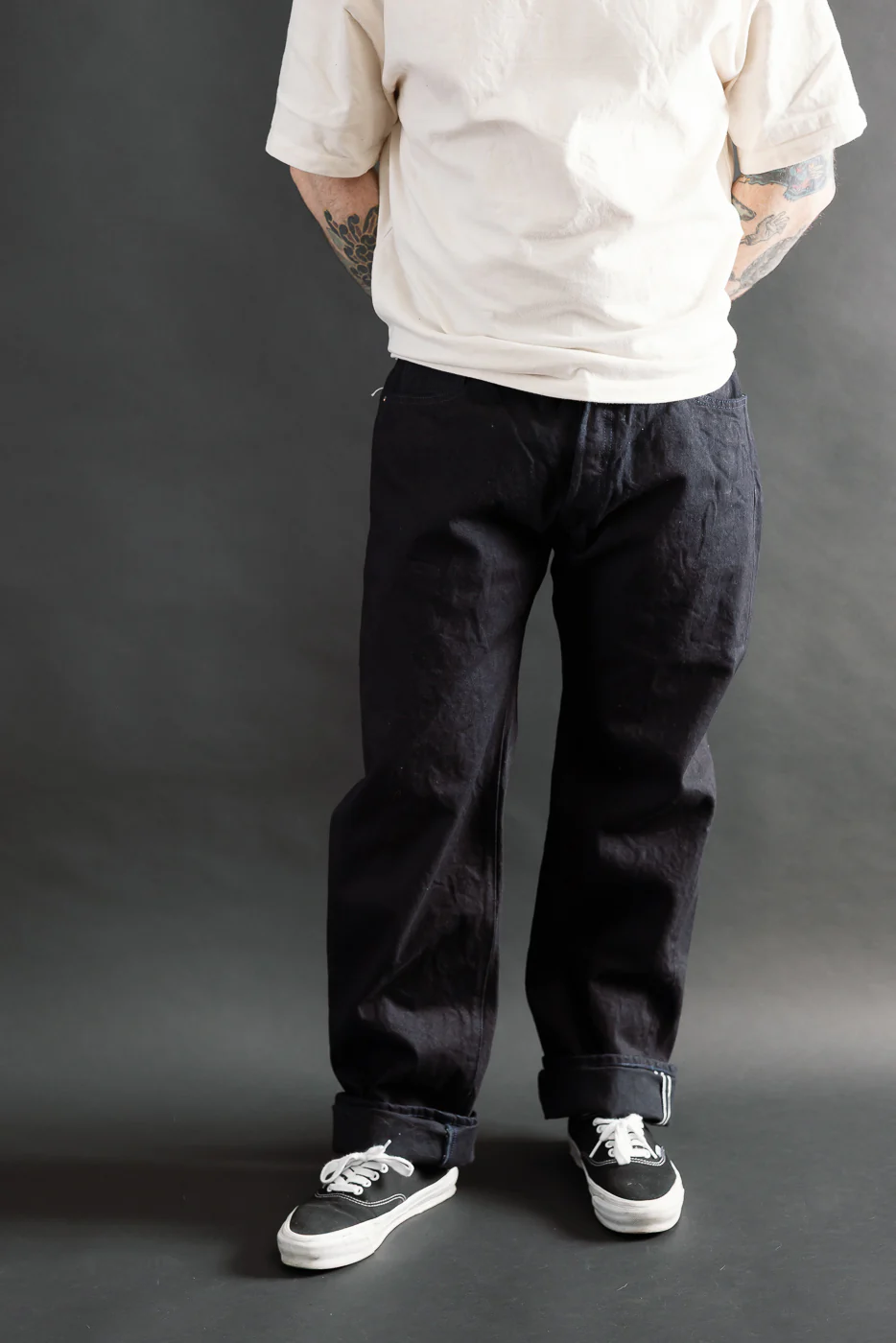 S0510XX-BOB - 15oz "Aoki Tachikage" Black Blue Selvedge Denim - Regular Straight - Image 11