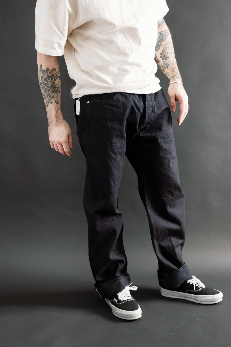 S0510XX-BOB - 15oz "Aoki Tachikage" Black Blue Selvedge Denim - Regular Straight - Image 12