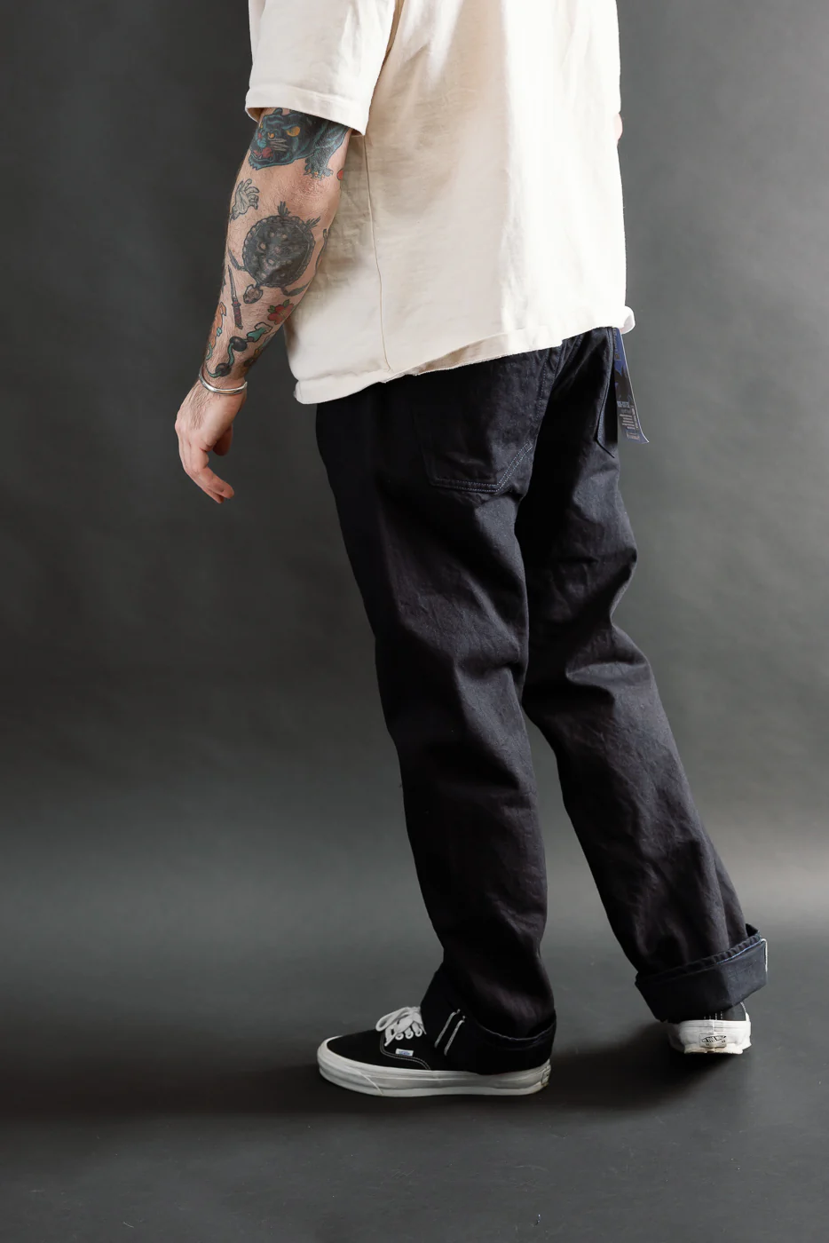 S0510XX-BOB - 15oz "Aoki Tachikage" Black Blue Selvedge Denim - Regular Straight - Image 15