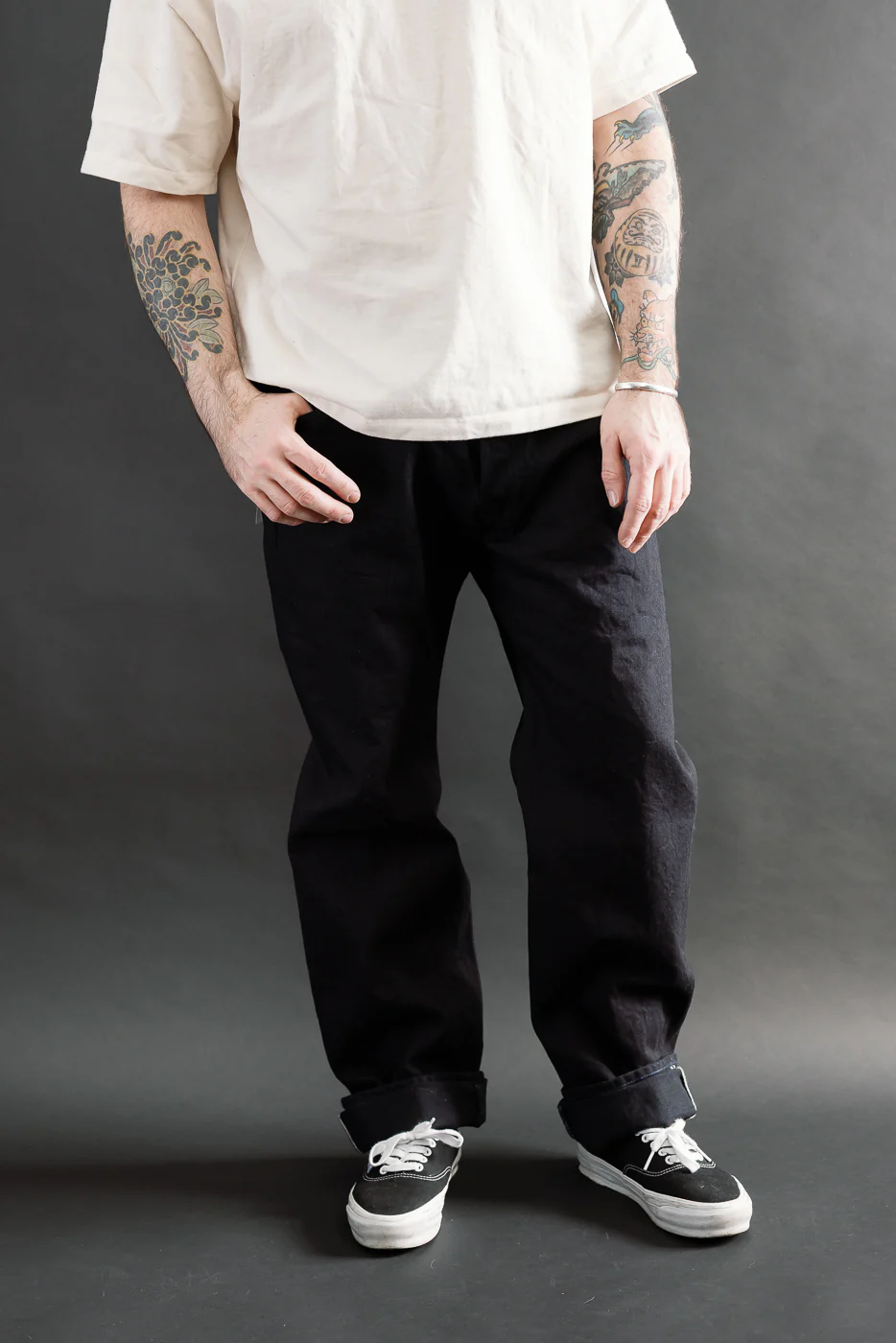 S0510XX-BOB - 15oz "Aoki Tachikage" Black Blue Selvedge Denim - Regular Straight - Image 17