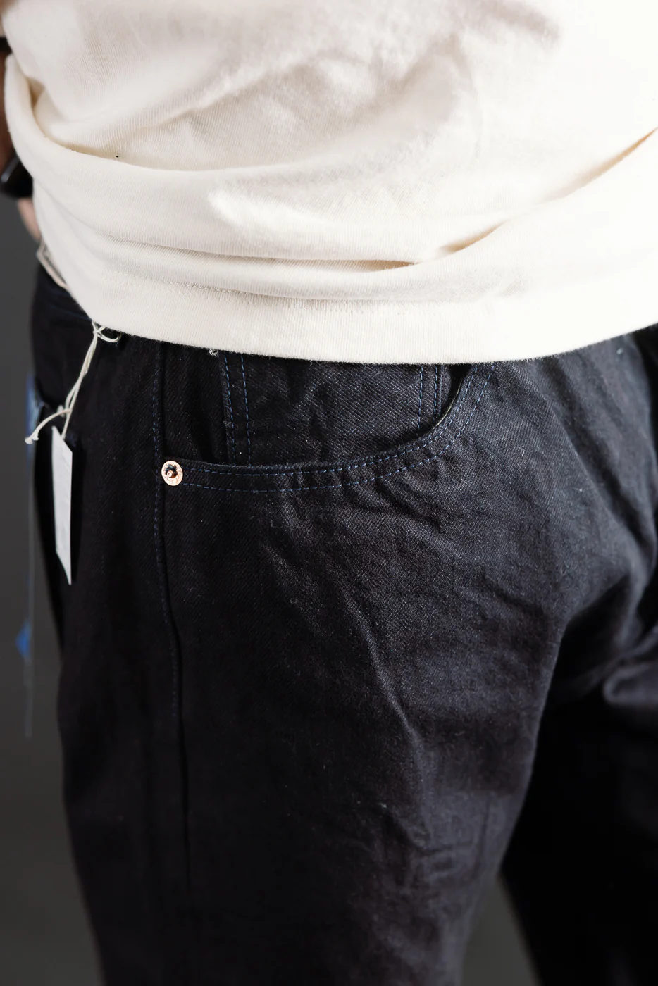 S0510XX-BOB - 15oz "Aoki Tachikage" Black Blue Selvedge Denim - Regular Straight - Image 18