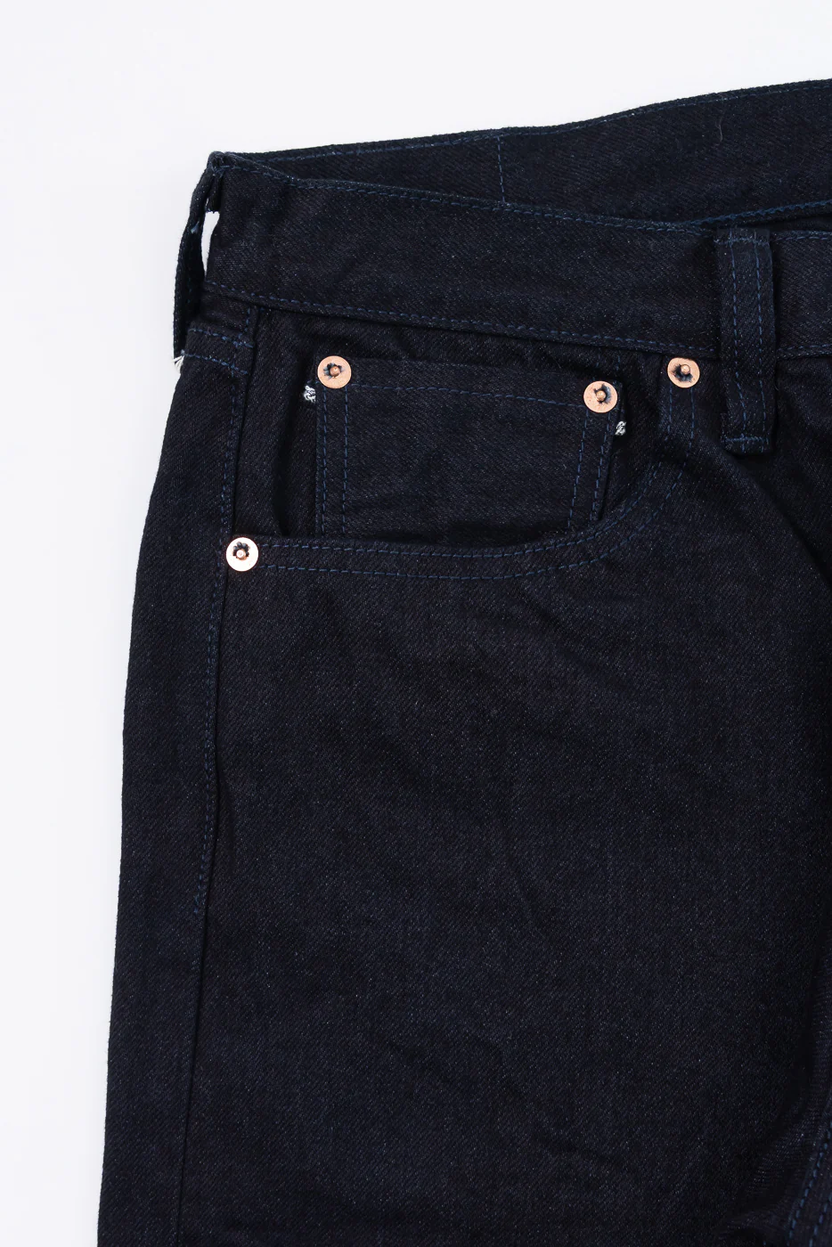 S0510XX-BOB - 15oz "Aoki Tachikage" Black Blue Selvedge Denim - Regular Straight - Image 4