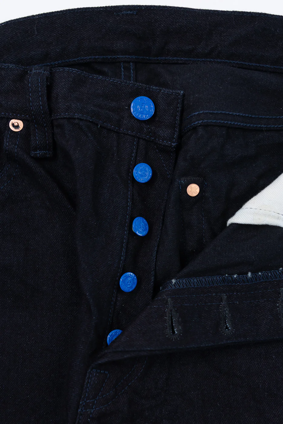 S0510XX-BOB - 15oz "Aoki Tachikage" Black Blue Selvedge Denim - Regular Straight - Image 6
