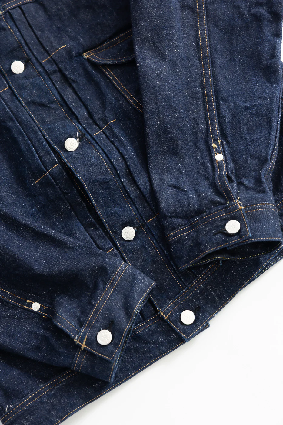 S101AX-SAKURA - 18oz "Ai-Plus-Sakura" Jean Jacket - Type I - Image 4