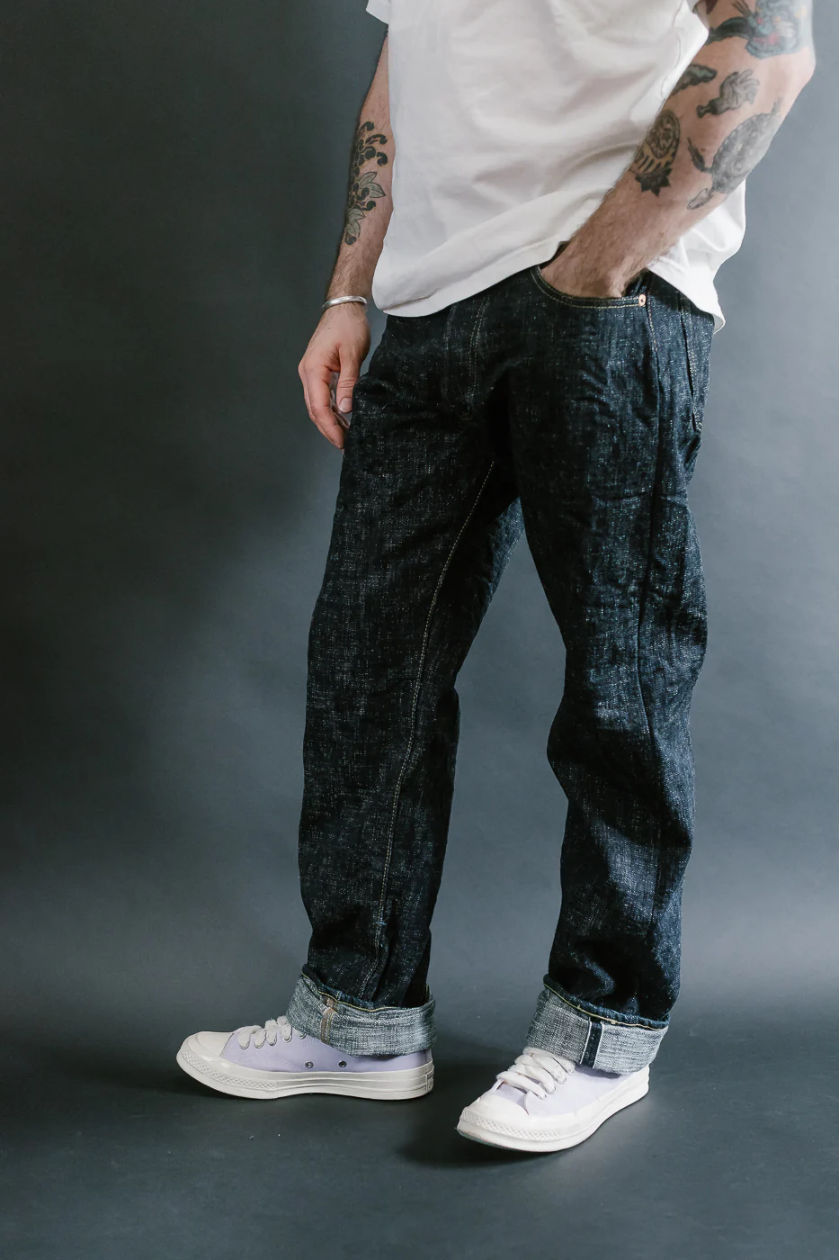 S3000XX17oz-SDS - 17oz "Murasame" Rain Slub Selvedge Jeans - Relaxed Straight - Image 15