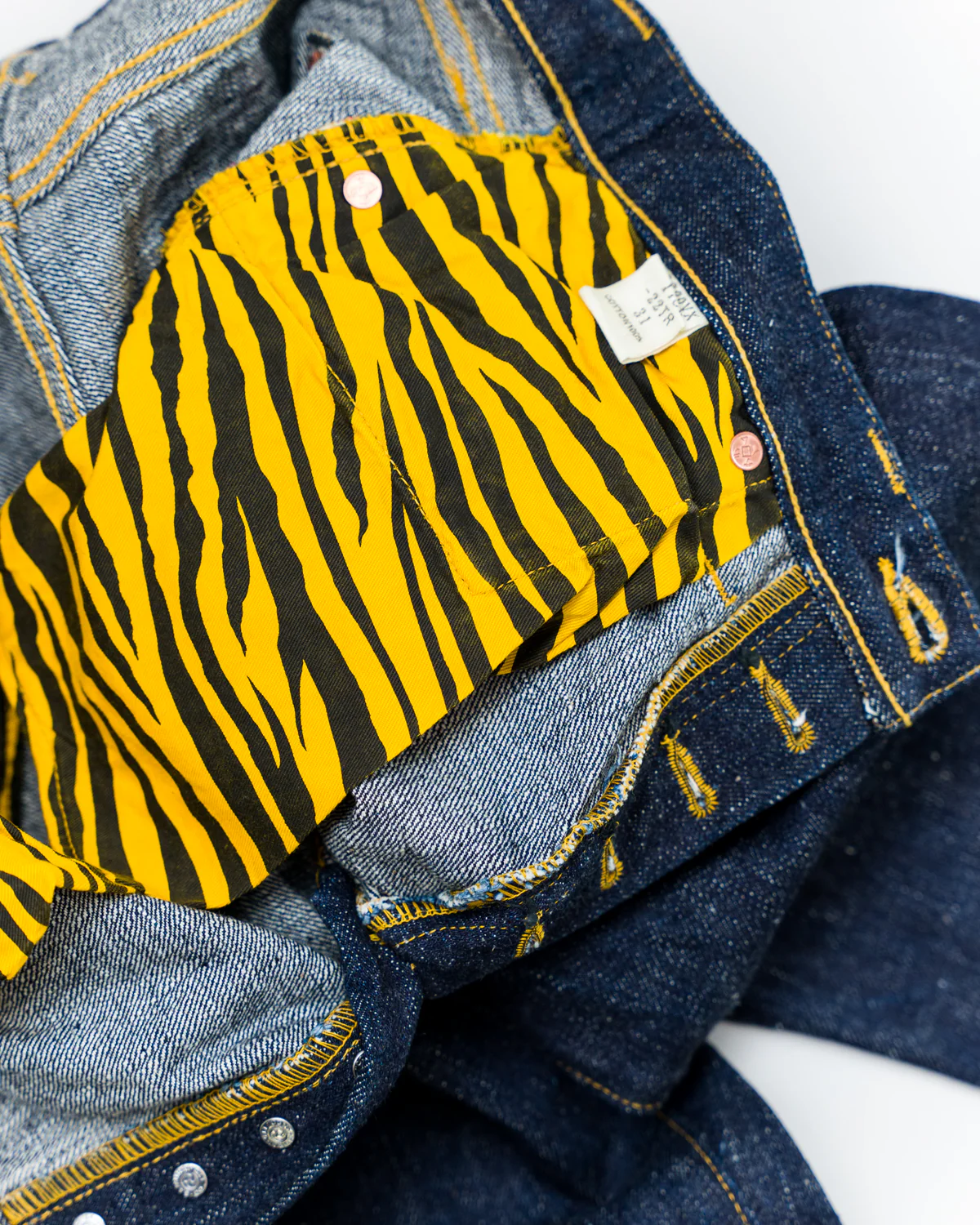 S5000VX17oz-22TR - 17oz "Year of the Tiger" Selvedge Jeans - Middle Straight O/W - Image 5