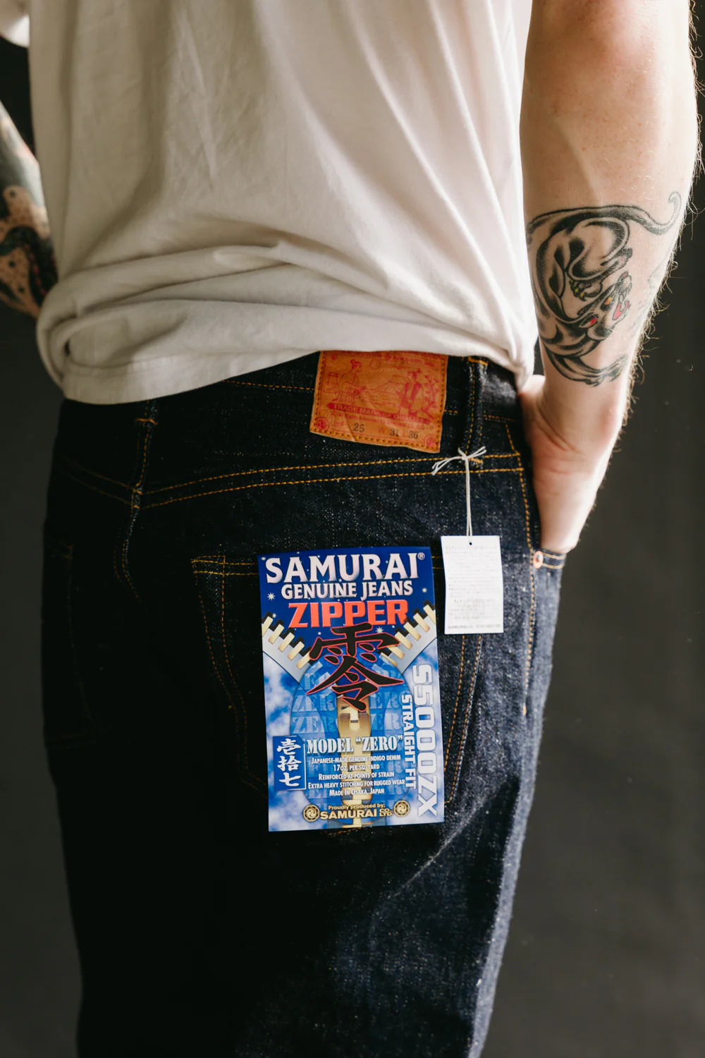S5000ZX - 17oz "Zero" Selvedge Denim Jeans - Regular Straight O/W - Image 16