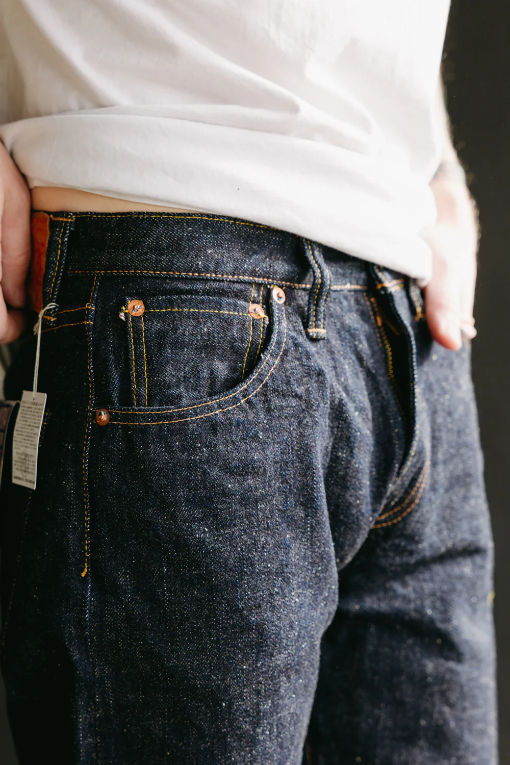 S5000ZX - 17oz "Zero" Selvedge Denim Jeans - Regular Straight O/W - Image 17