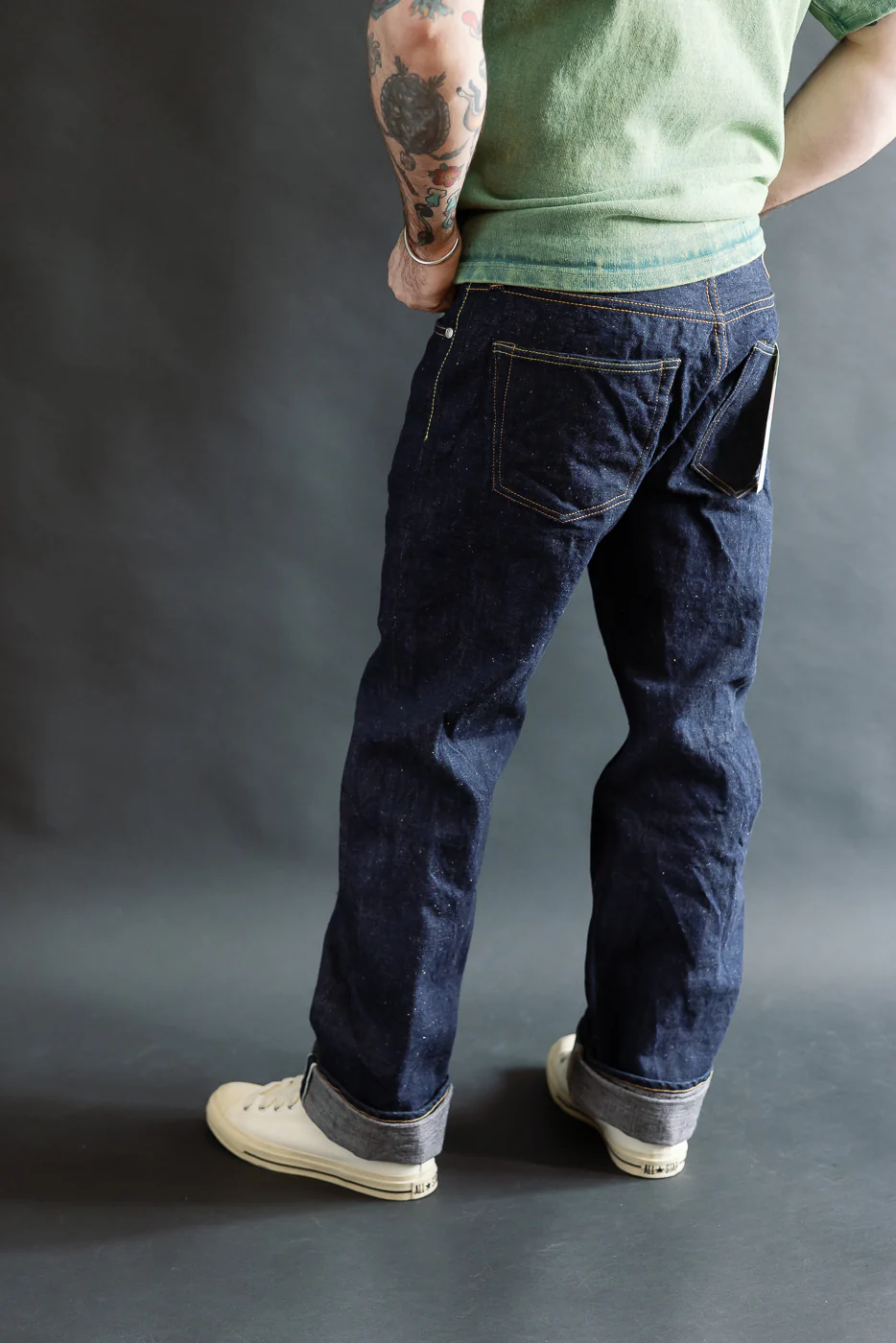 S500AX-SAKURA - 18oz "Ai-Plus-Sakura" Selvedge Jeans - Regular Straight - Image 15