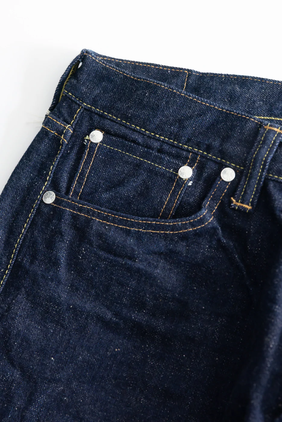 S500AX-SAKURA - 18oz "Ai-Plus-Sakura" Selvedge Jeans - Regular Straight - Image 3