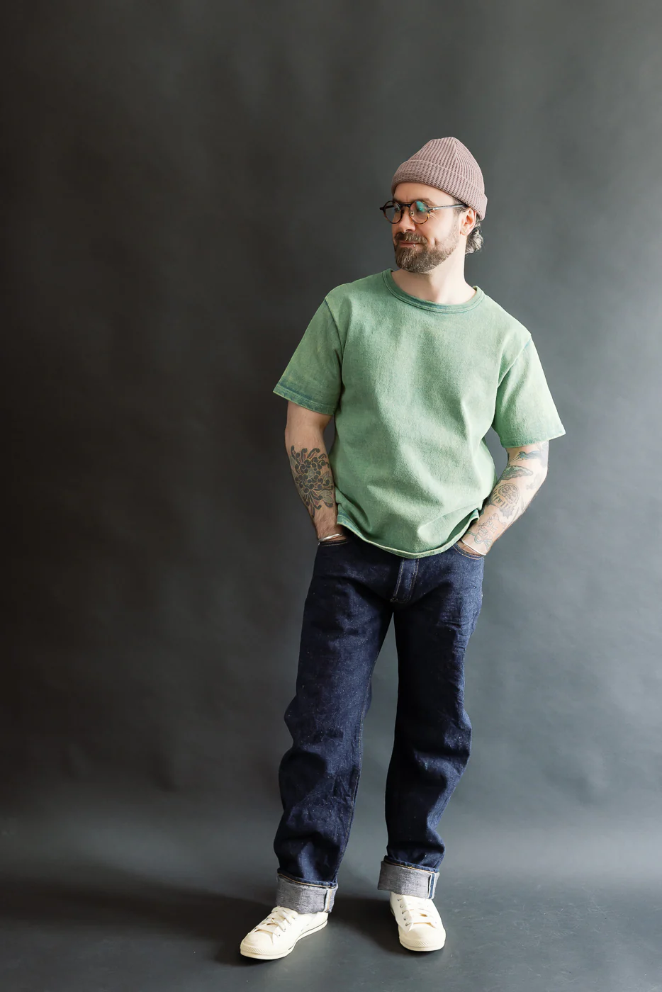 S500AX-SAKURA - 18oz "Ai-Plus-Sakura" Selvedge Jeans - Regular Straight - Image 7