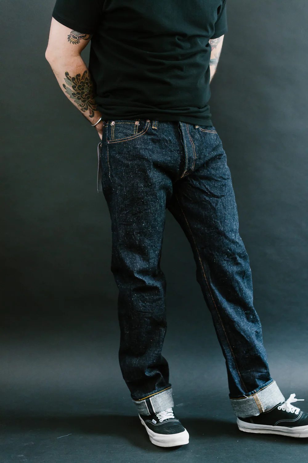 S526XX17ozL-25th - 17oz "Sasaki Kojiro" Slubby Left Hand Twill Selvedge Denim - Straight - Image 12