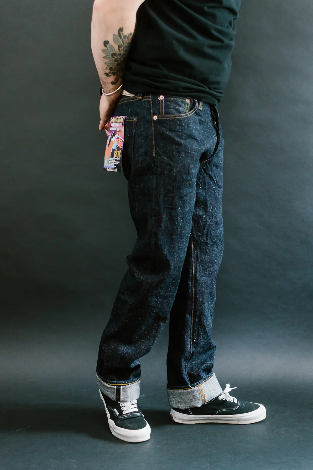 S526XX17ozL-25th - 17oz "Sasaki Kojiro" Slubby Left Hand Twill Selvedge Denim - Straight - Image 13