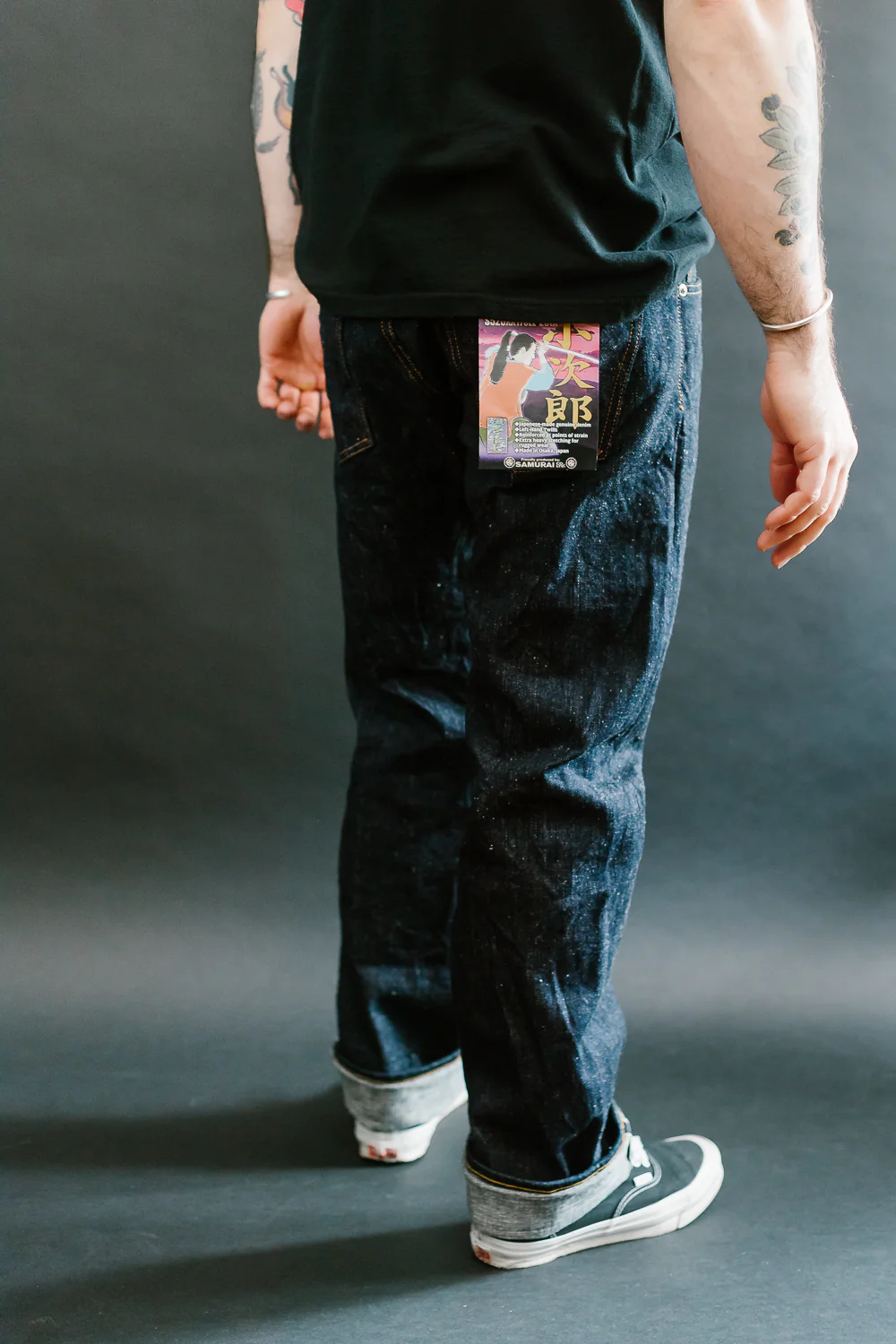 S526XX17ozL-25th - 17oz "Sasaki Kojiro" Slubby Left Hand Twill Selvedge Denim - Straight - Image 14