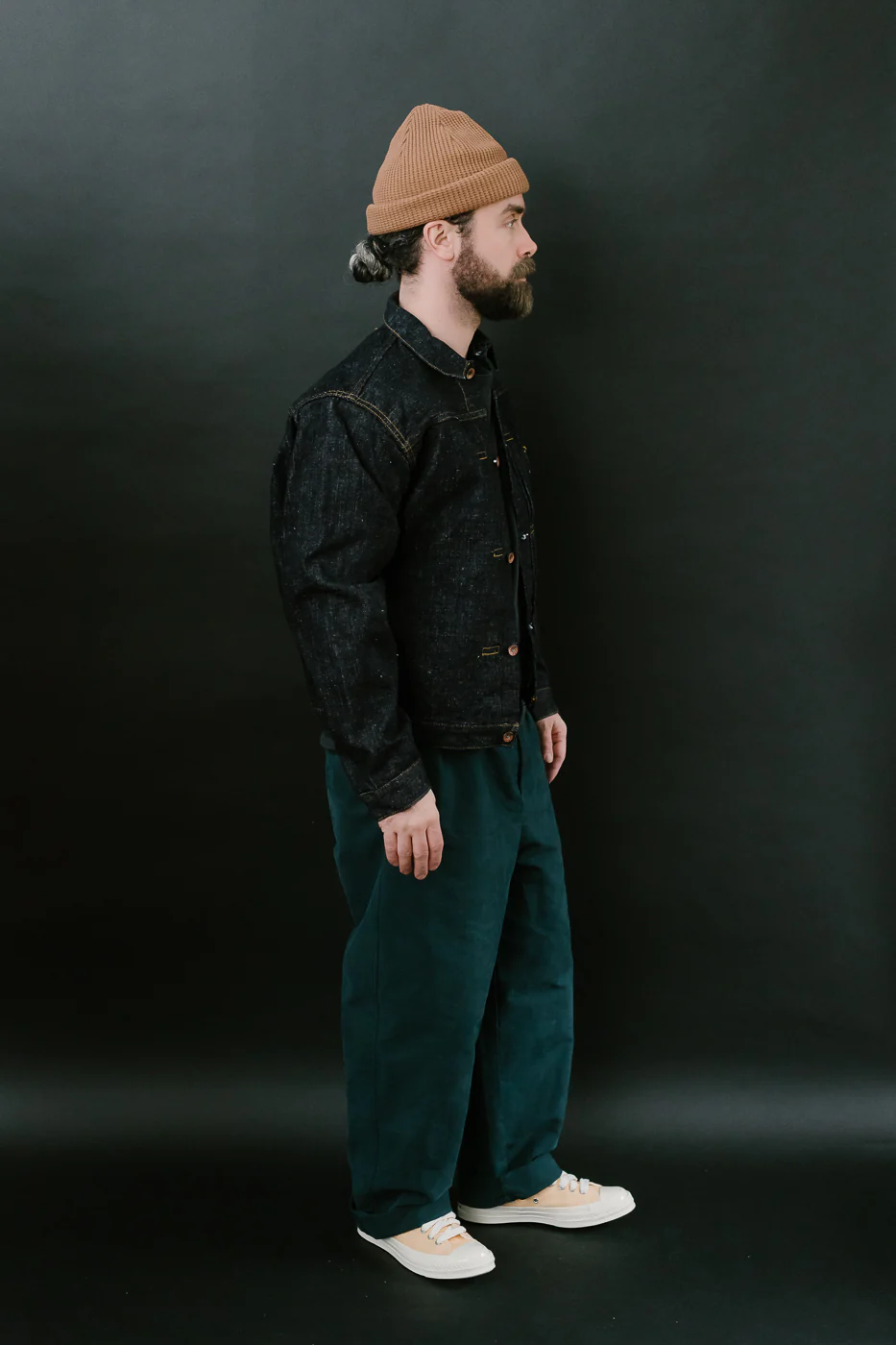 S556VX - 17oz Zero+ Model Type I Denim Jacket T-Back Spec - Indigo - Image 10