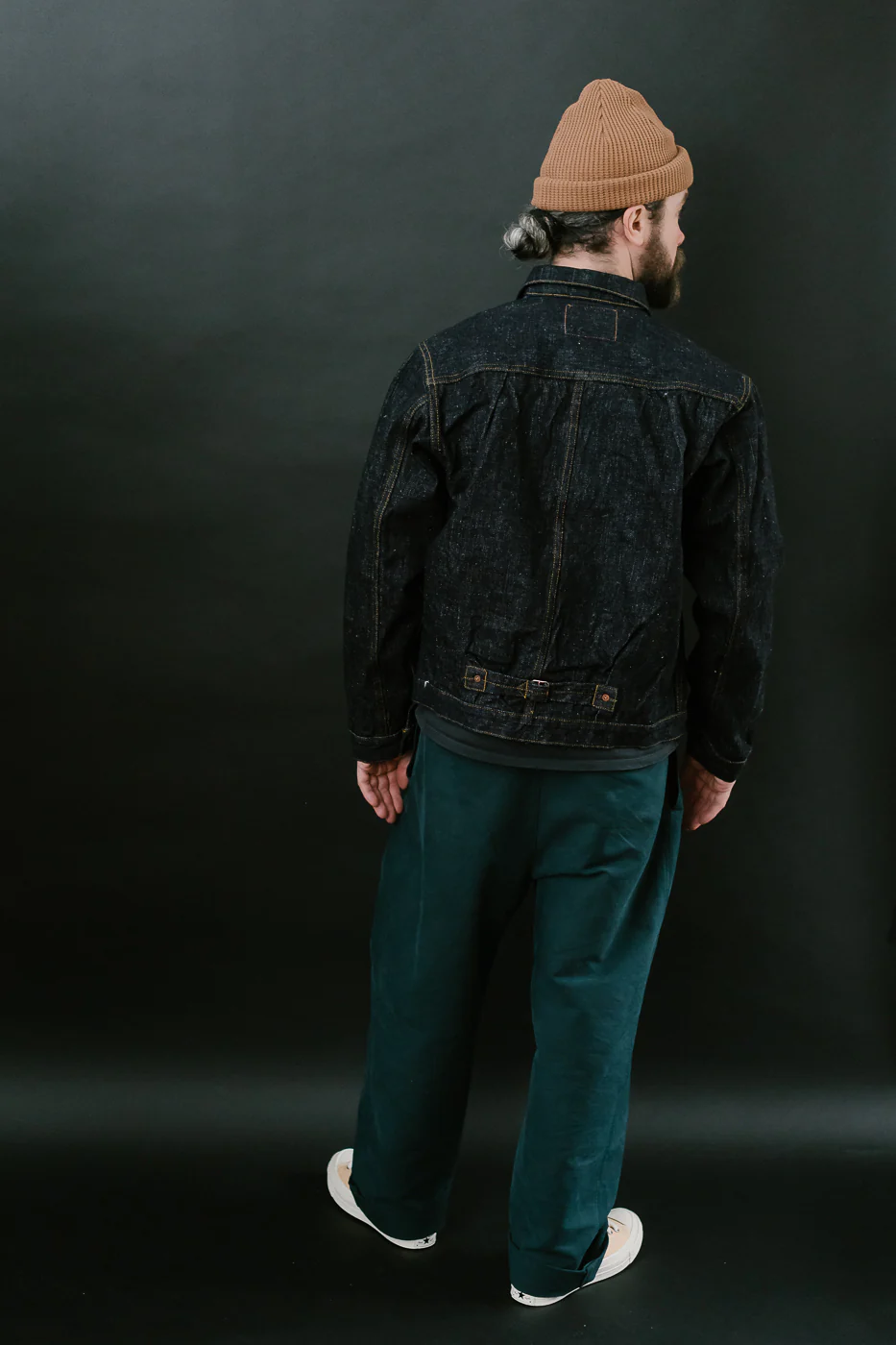 S556VX - 17oz Zero+ Model Type I Denim Jacket T-Back Spec - Indigo - Image 11