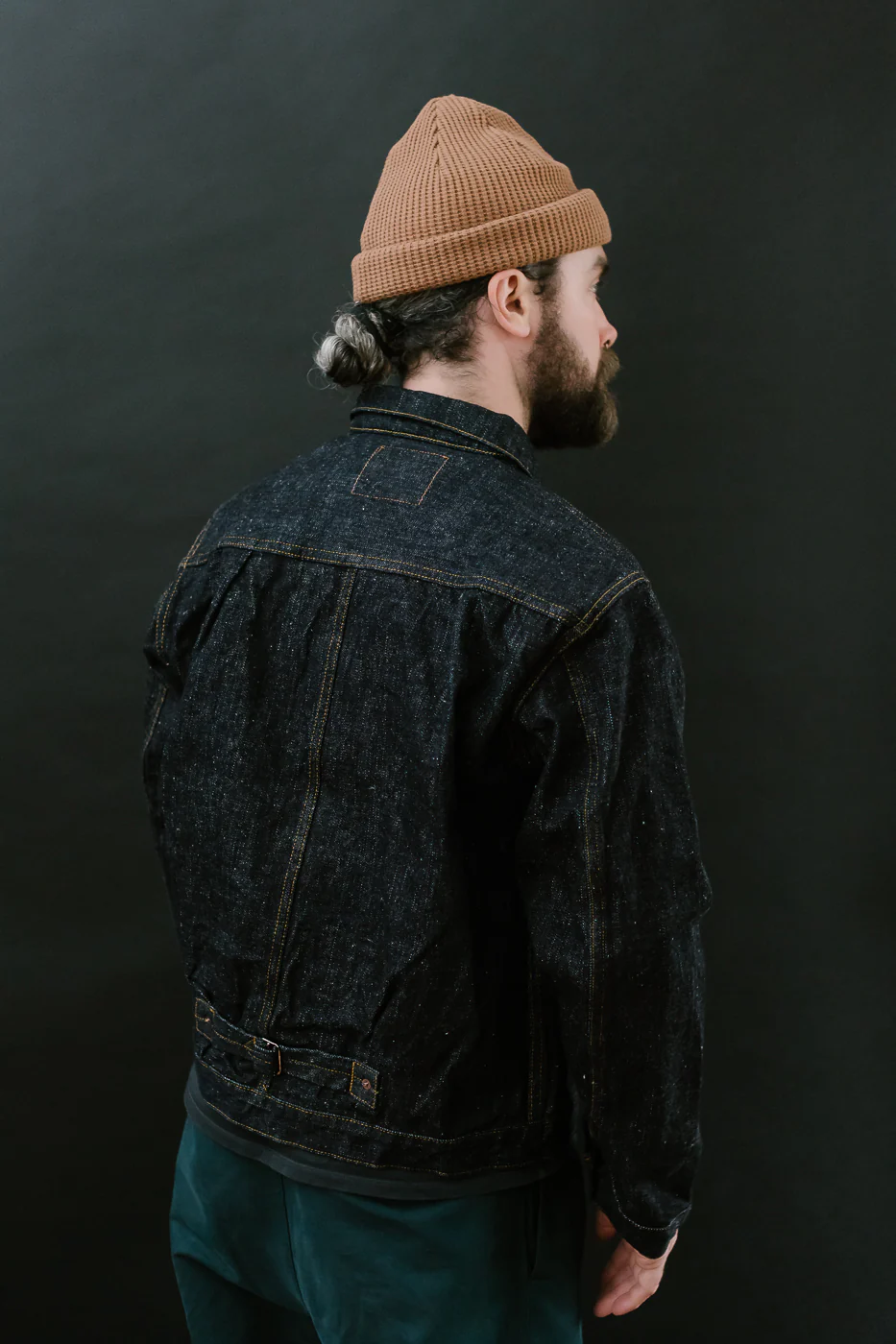S556VX - 17oz Zero+ Model Type I Denim Jacket T-Back Spec - Indigo - Image 14