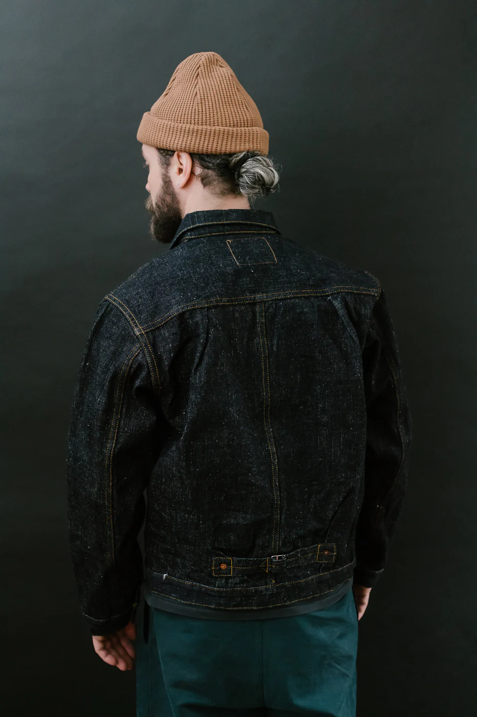S556VX - 17oz Zero+ Model Type I Denim Jacket T-Back Spec - Indigo - Image 15