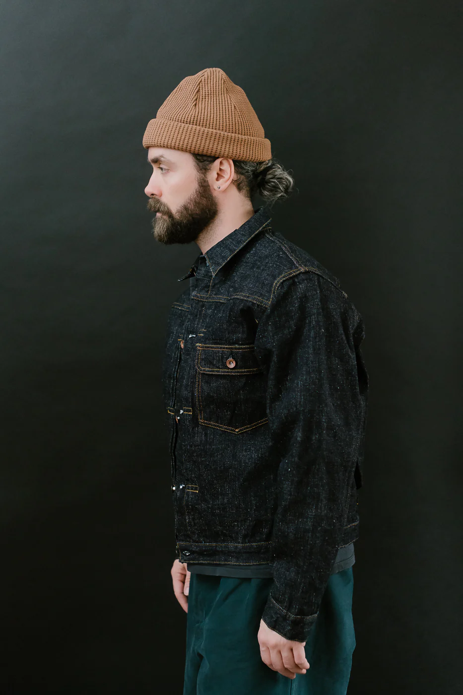 S556VX - 17oz Zero+ Model Type I Denim Jacket T-Back Spec - Indigo - Image 16