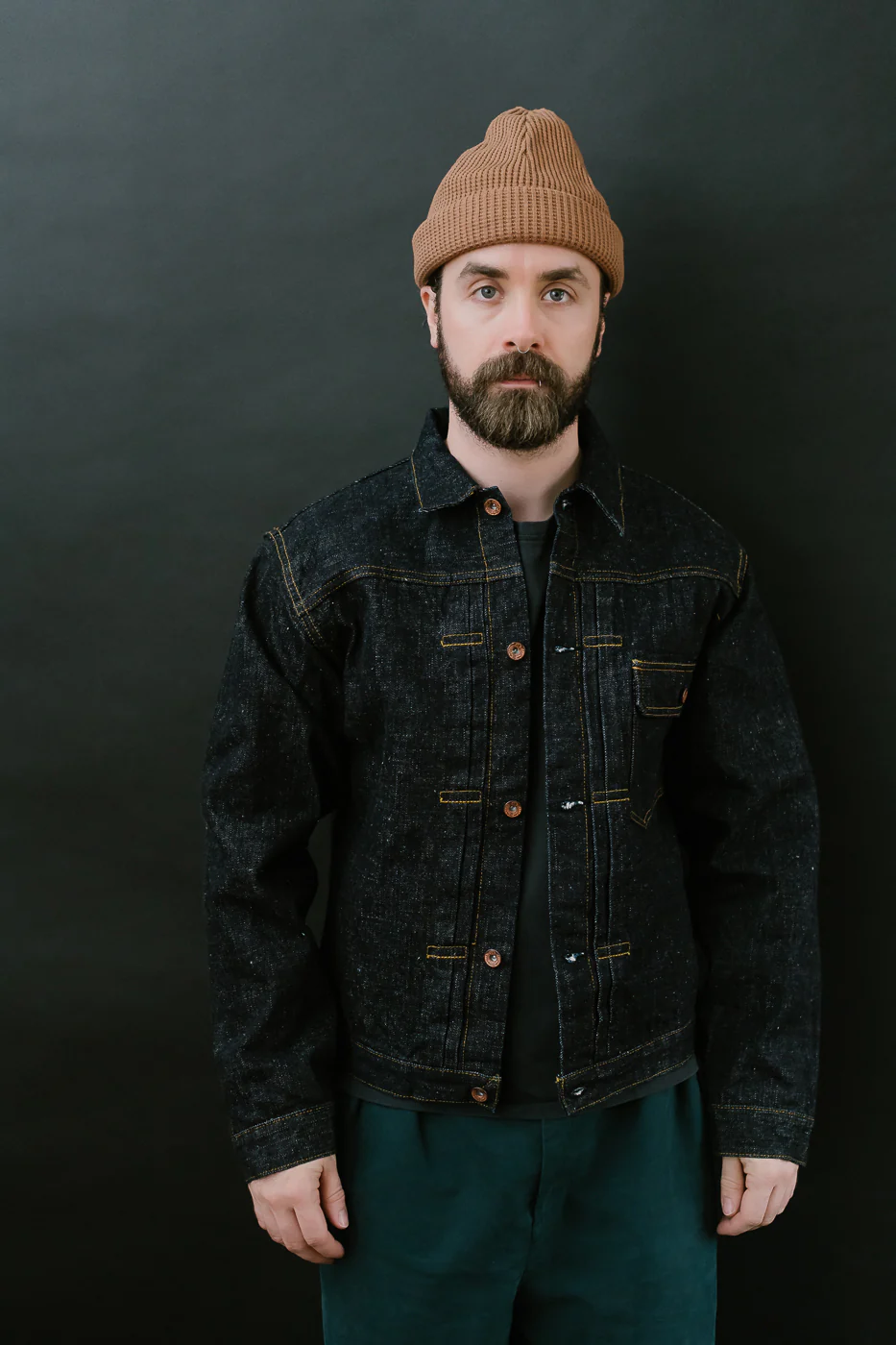 S556VX - 17oz Zero+ Model Type I Denim Jacket T-Back Spec - Indigo - Image 18