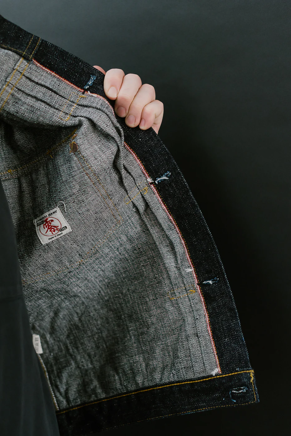 S556VX - 17oz Zero+ Model Type I Denim Jacket T-Back Spec - Indigo - Image 19