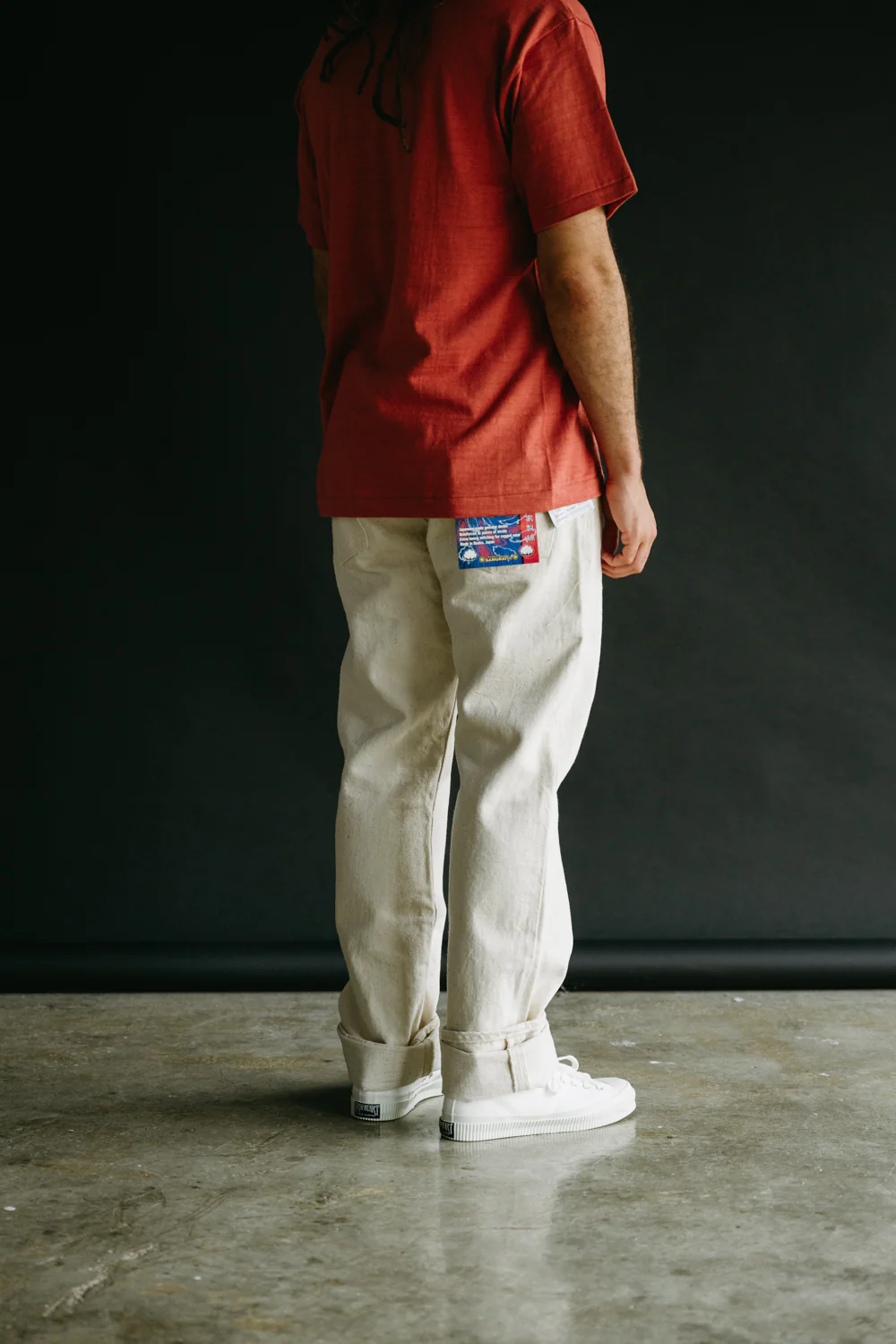 S710SC-KI - 18oz Ecru Selvedge Jeans - Slim Tapered - Image 12