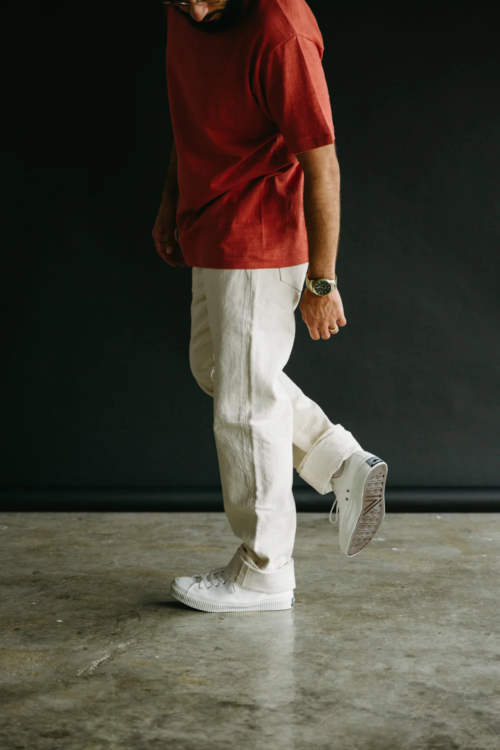 S710SC-KI - 18oz Ecru Selvedge Jeans - Slim Tapered - Image 14