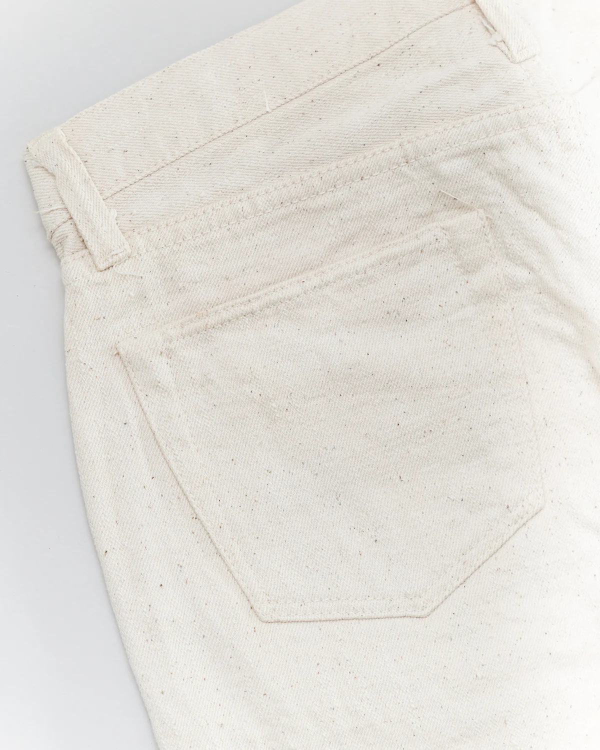 S710SC-KI - 18oz Ecru Selvedge Jeans - Slim Tapered - Image 4