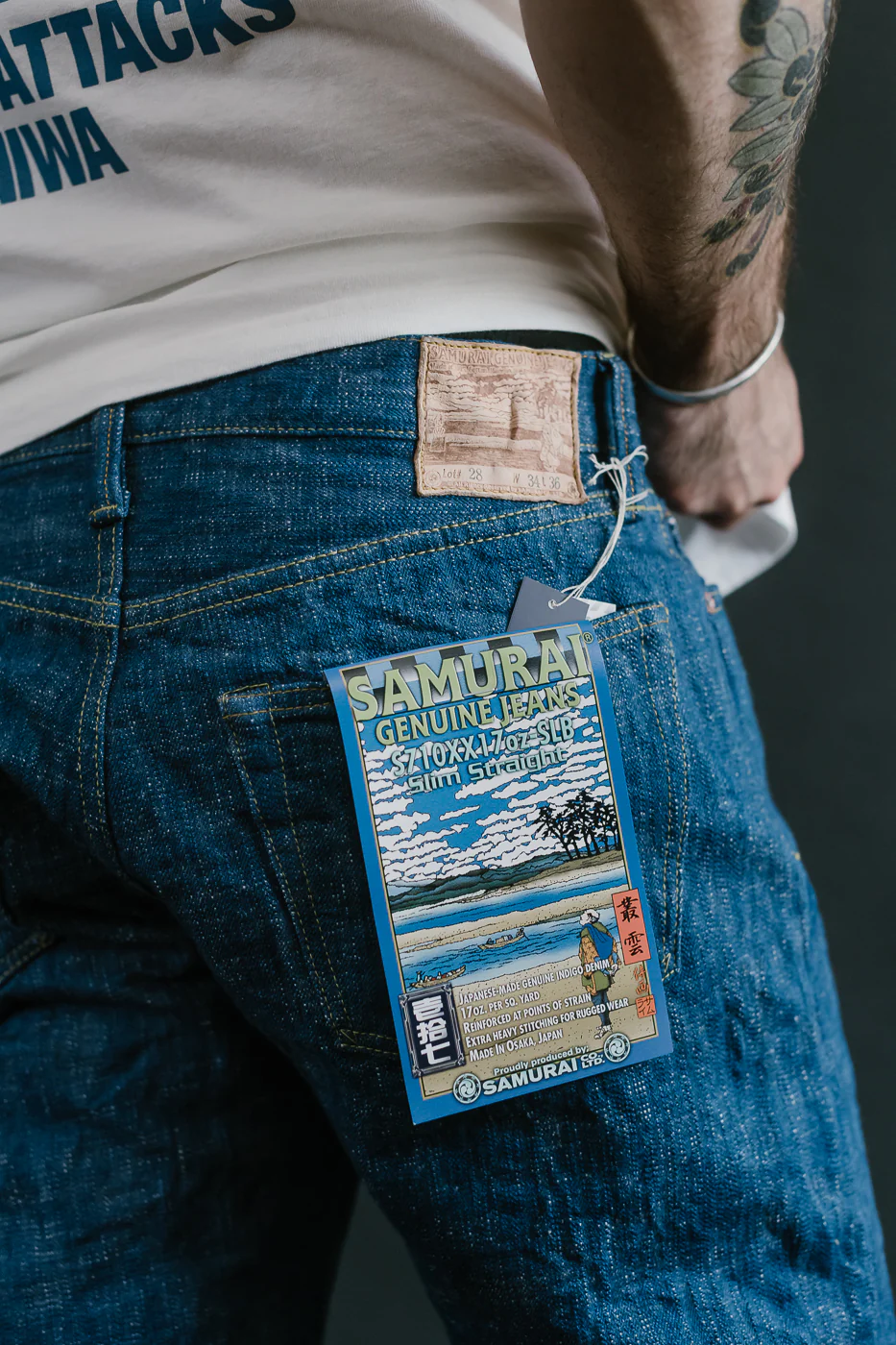 S710XX17oz-SLB - 17oz "Murakumo" Slub Selvedge Jeans - Slim Straight - Image 18