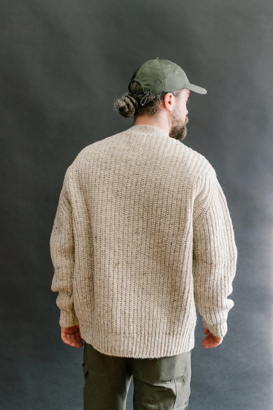 Safety Knit Cardigan - Biscuit - Image 11