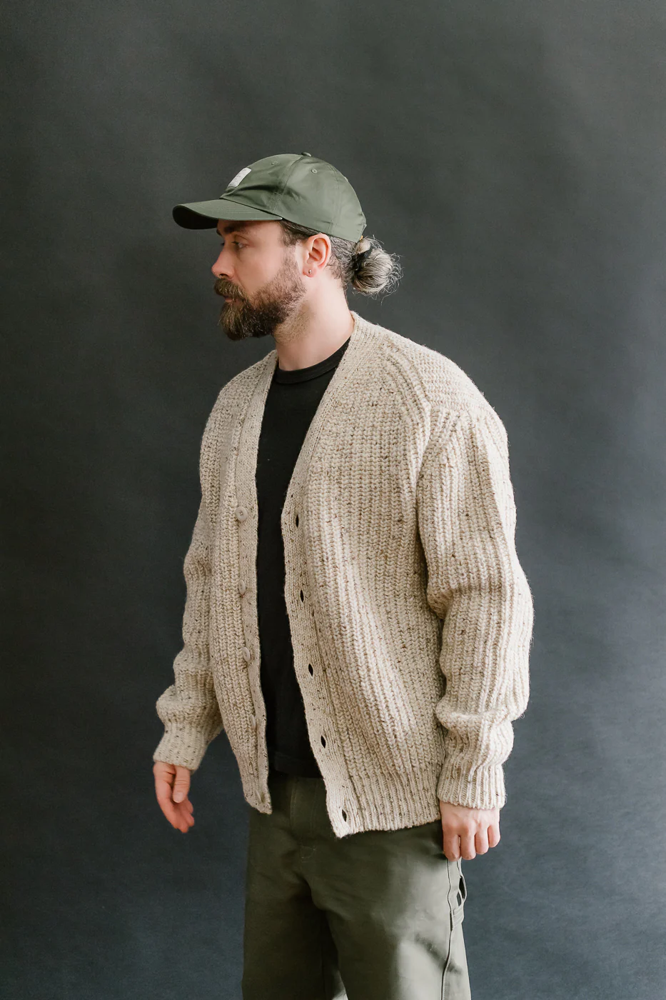 Safety Knit Cardigan - Biscuit - Image 13