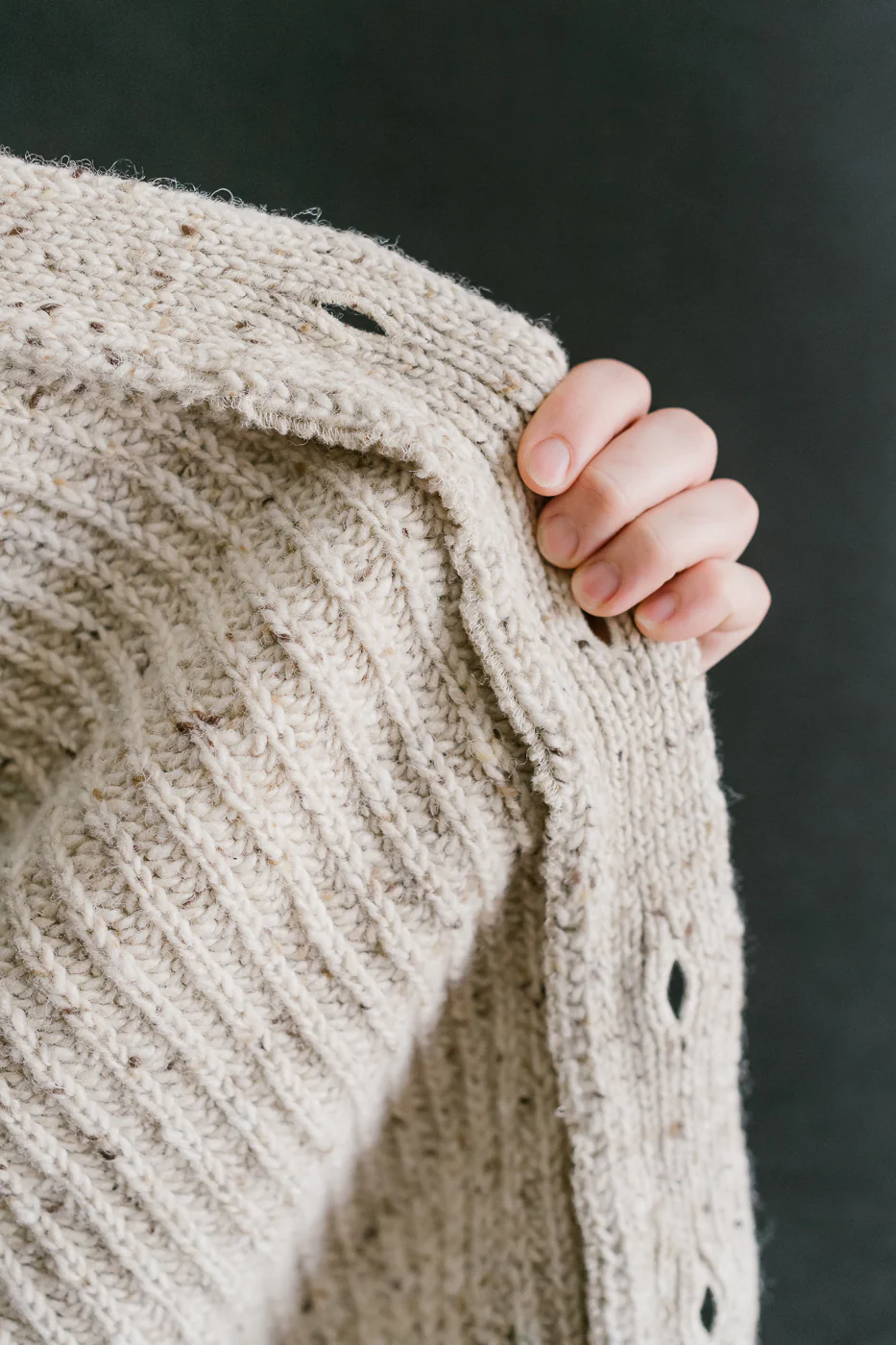 Safety Knit Cardigan - Biscuit - Image 5