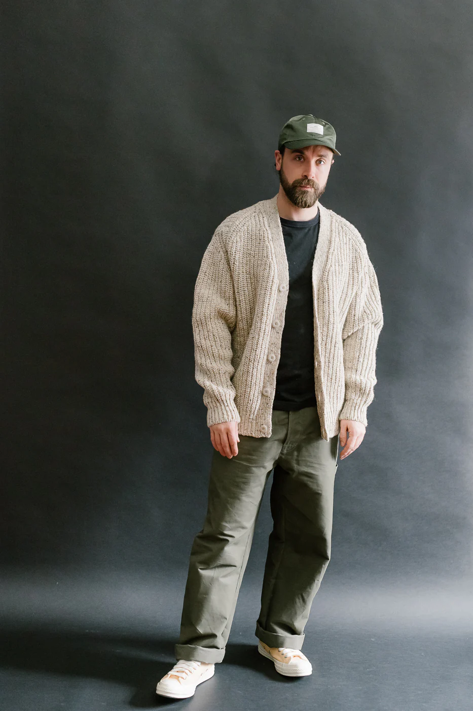 Safety Knit Cardigan - Biscuit - Image 6