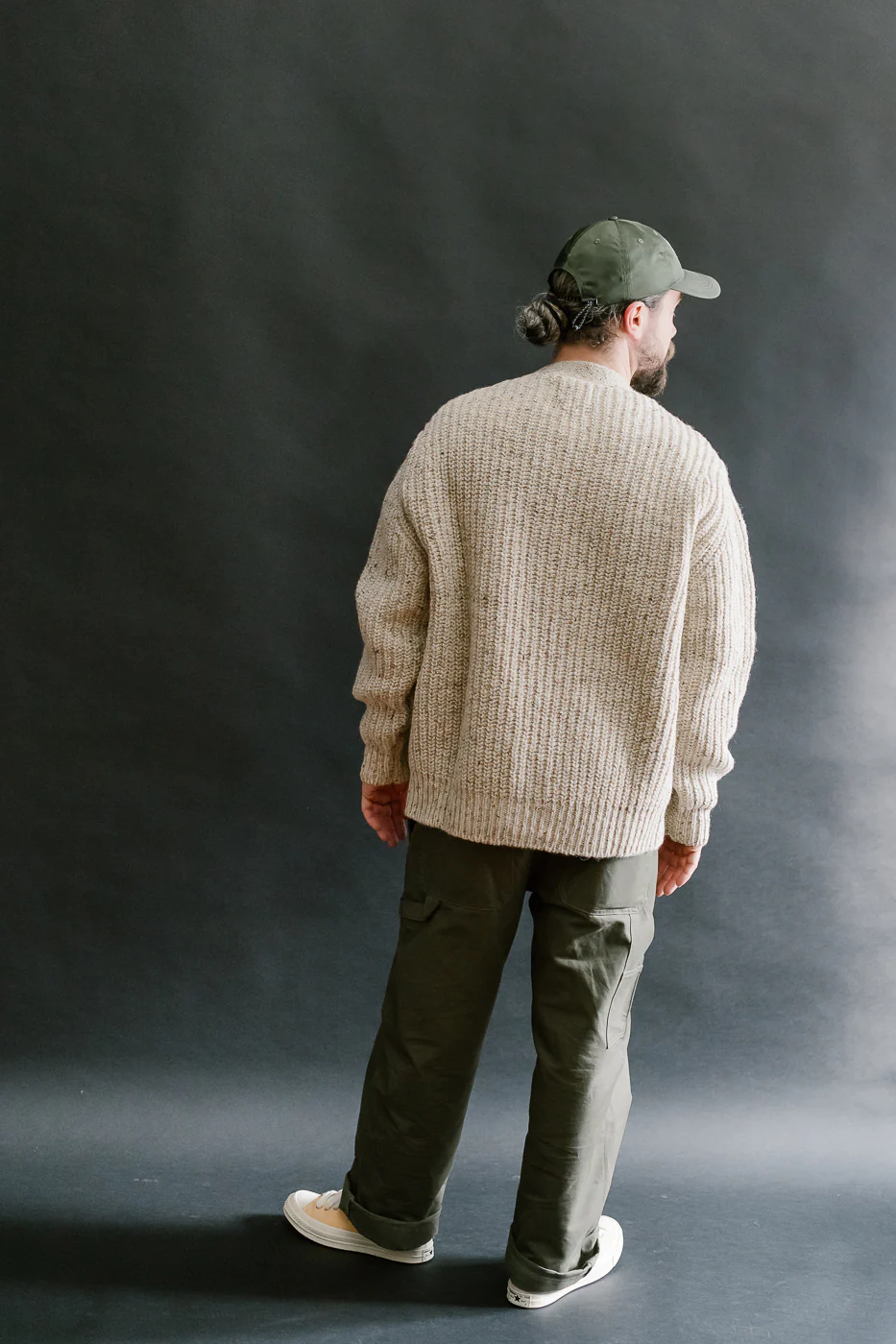 Safety Knit Cardigan - Biscuit - Image 8