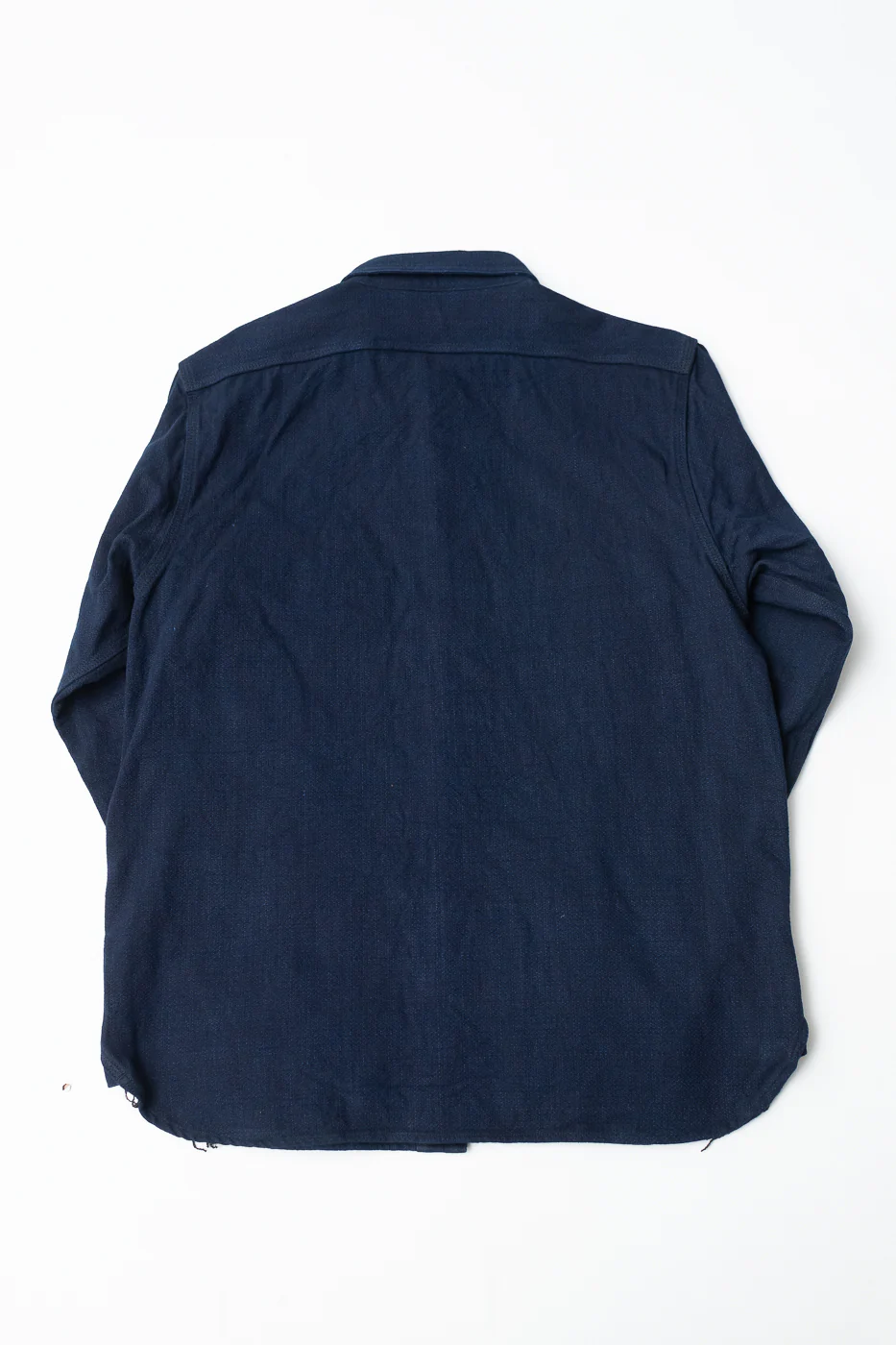 SAK24-01W - Spotted Work Shirt - Natural Indigo - Image 5