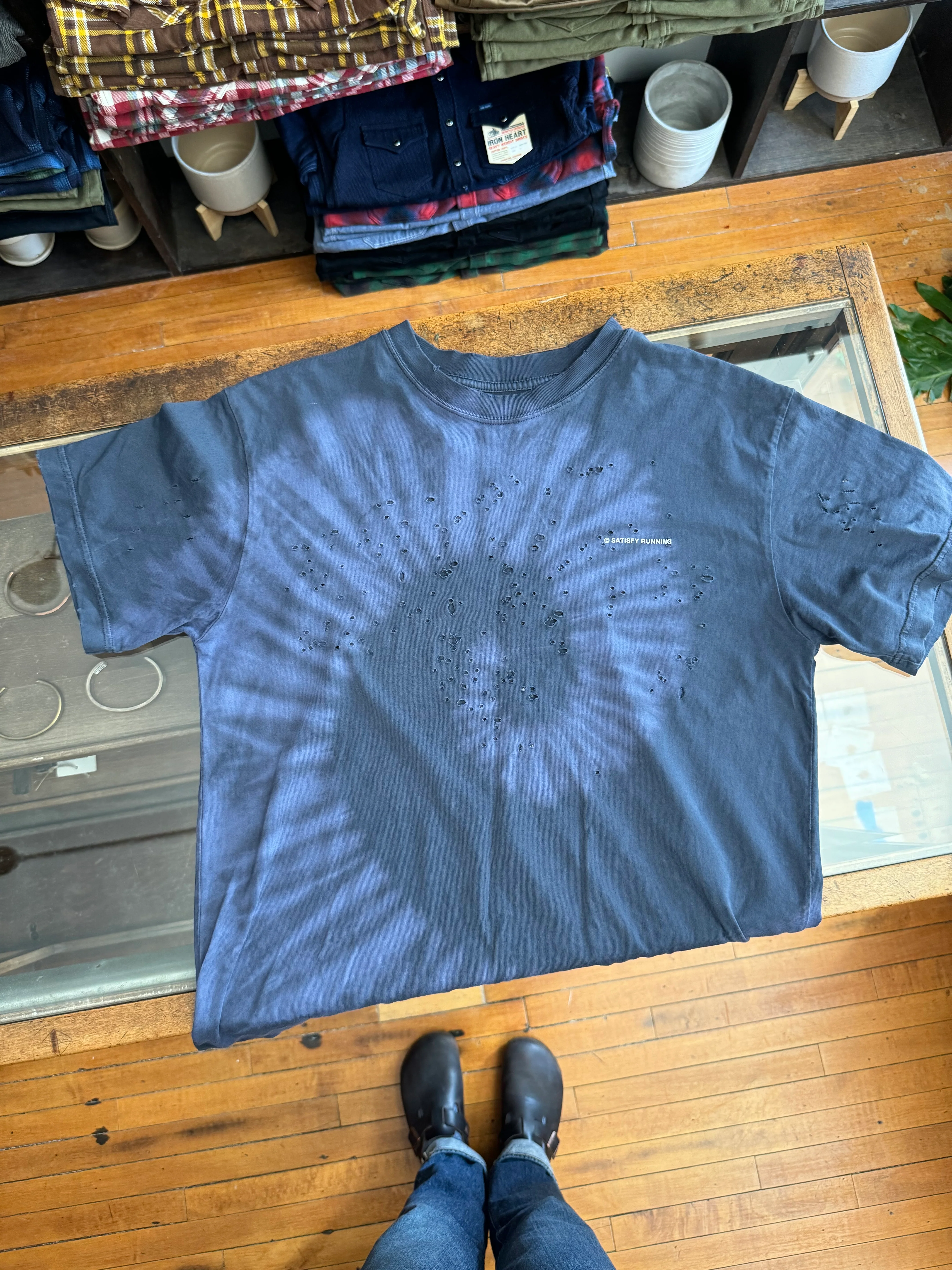 Satisfy Running MothTech T-shirt - Tie Dye - Image 3