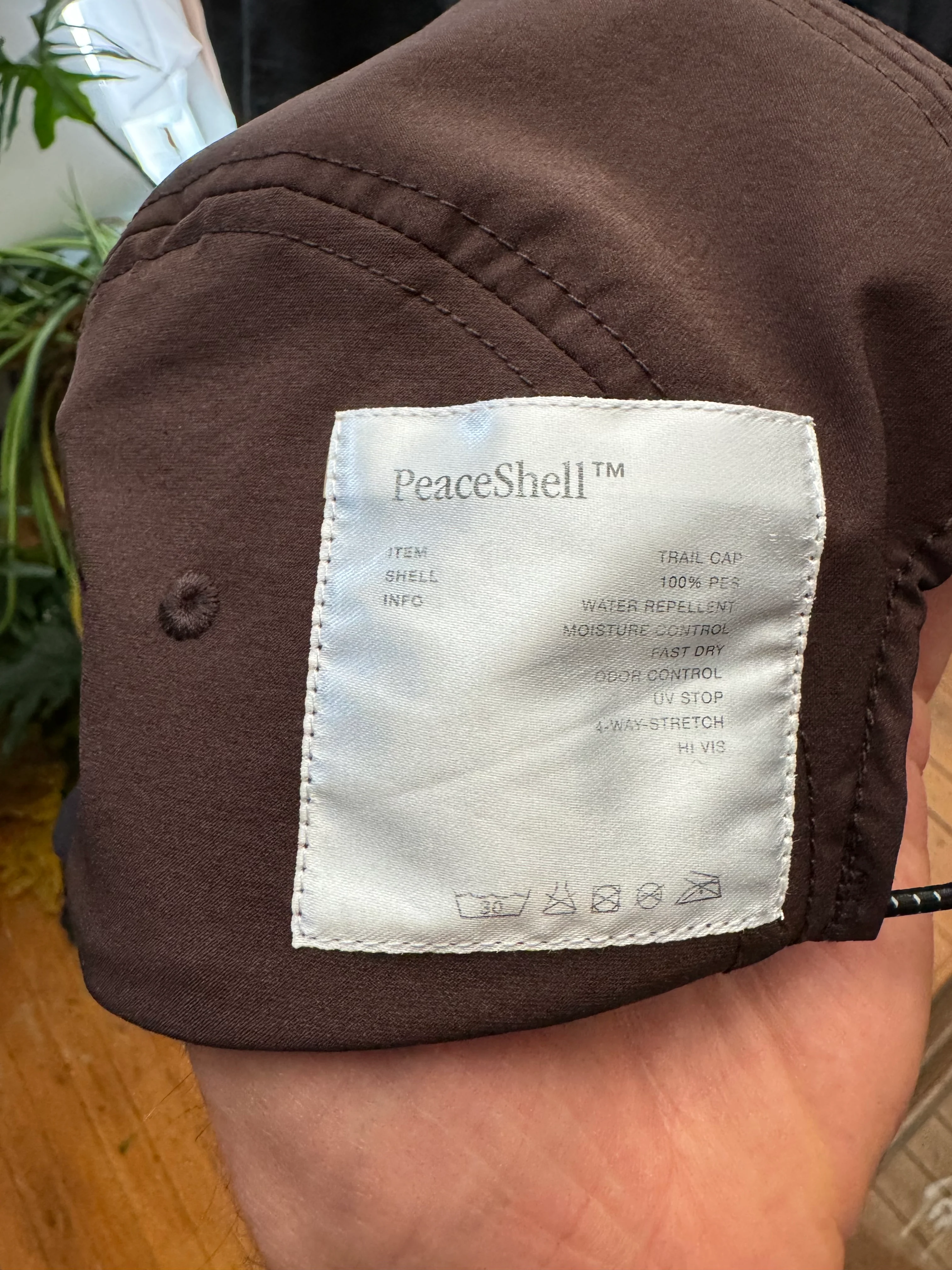 Satisfy Running Peaceshell Trail Cap - Brown - O/S - Image 3