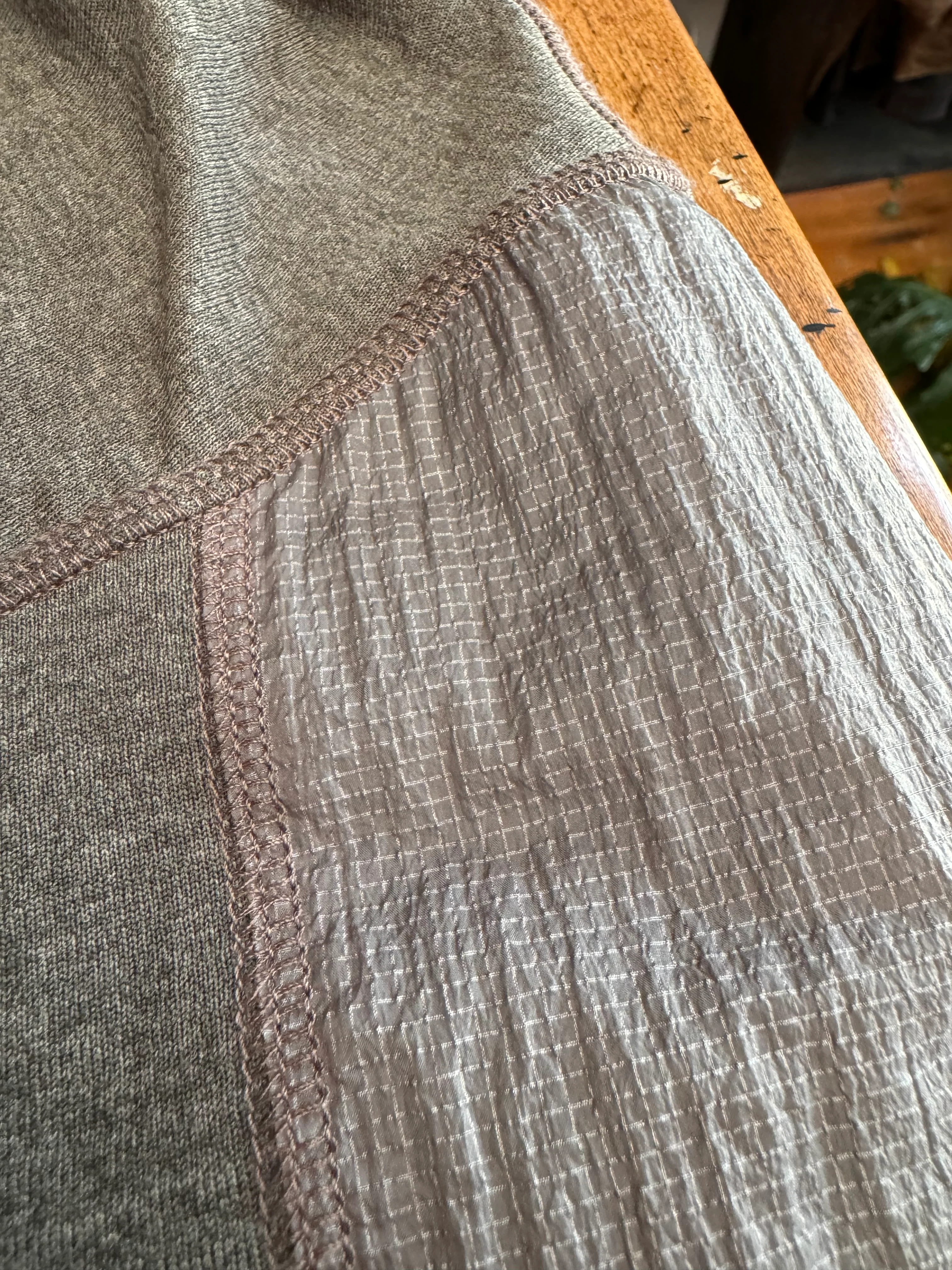 Satisfy Running Recycled Ghostfleece Long Sleeve - Olive - Image 4