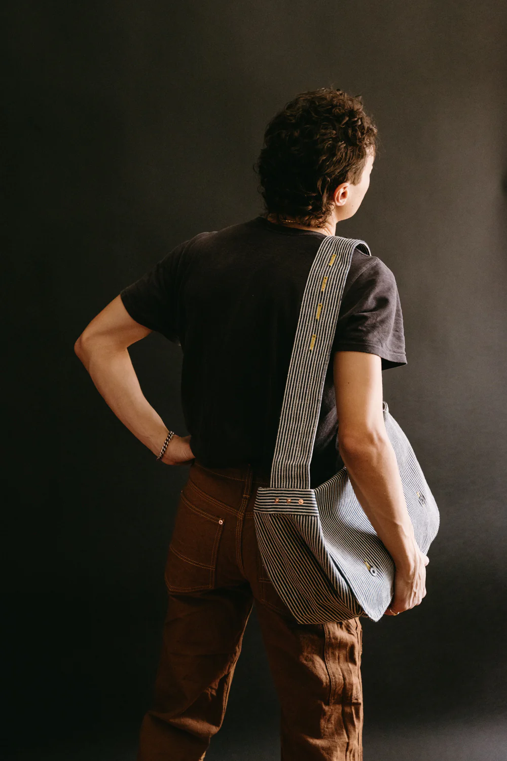SCDB22-HC - Hickory Selvedge Messenger Bag - Indigo - Image 6