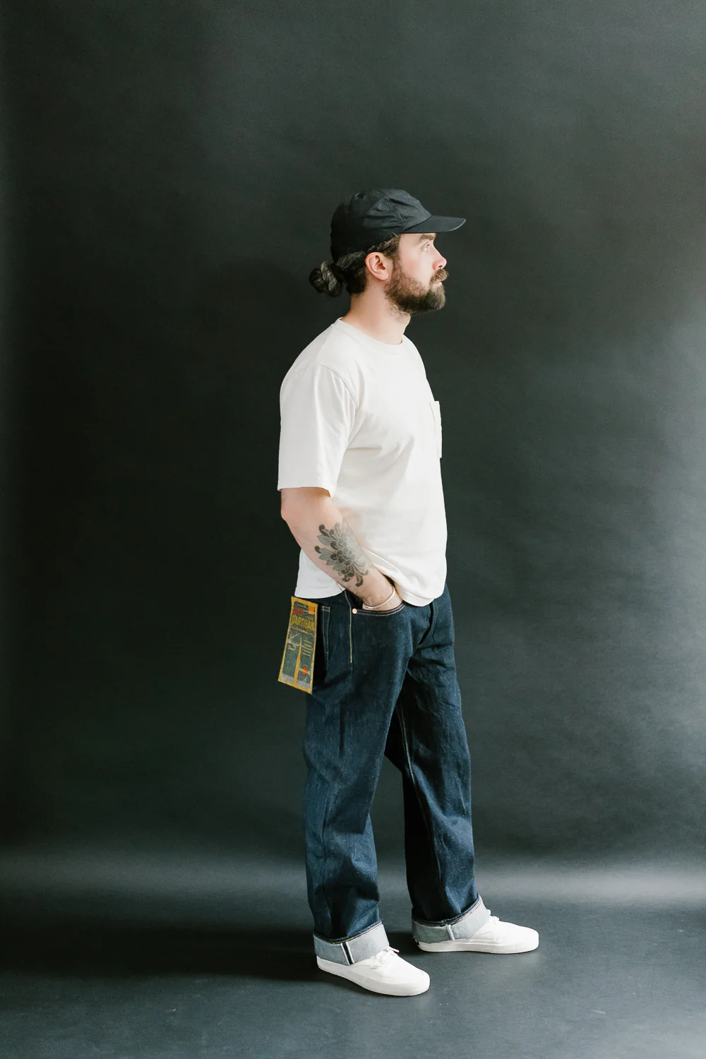 SD-801S - 15oz Selvedge Jeans Regular Straight - Natural Indigo O/W - Image 8