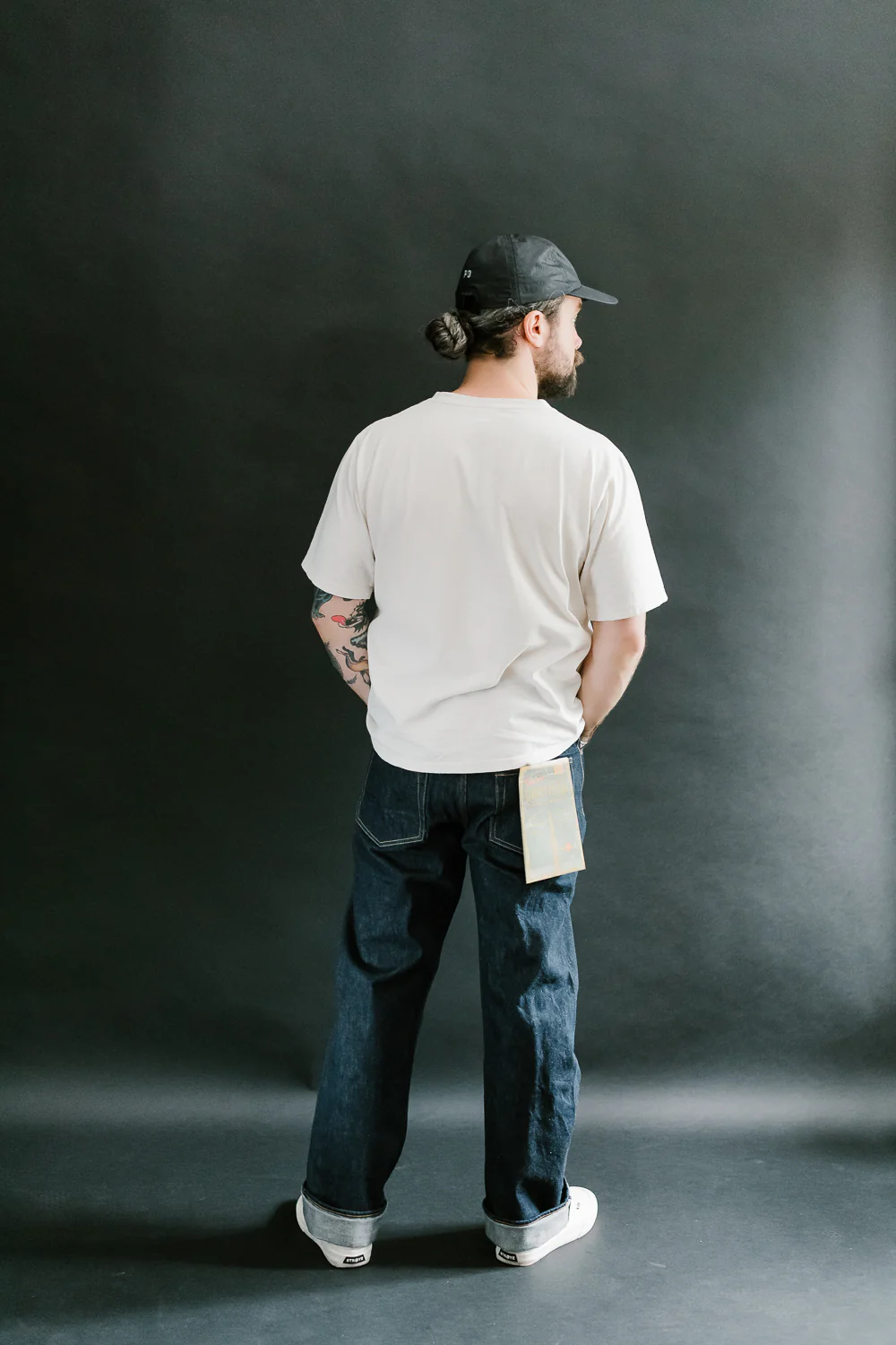 SD-801S - 15oz Selvedge Jeans Regular Straight - Natural Indigo O/W - Image 9