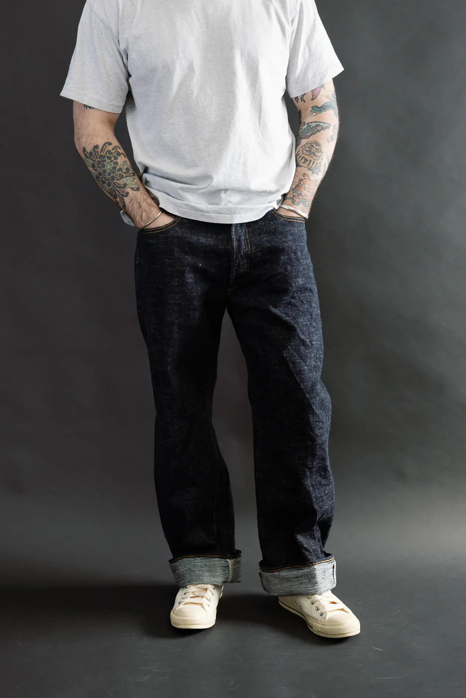 SD-1002W -  "GL3" Selvedge Jeans - Loose Straight - Image 11
