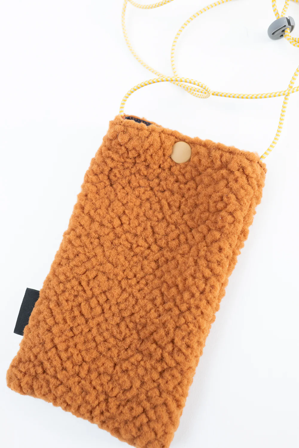 Shaggy Bear Pouch - Cognac - Image 3