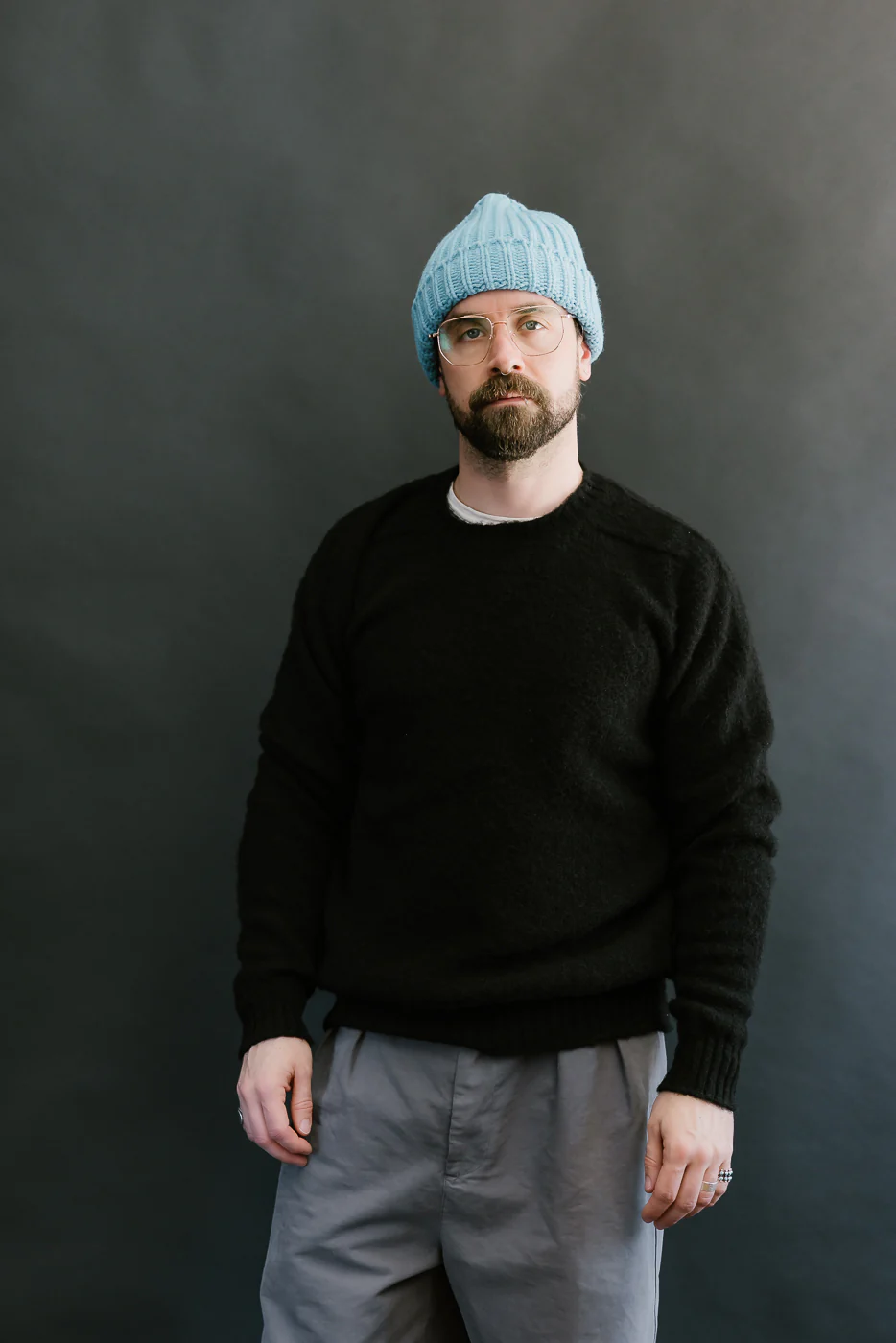Shaggy Bear Pullover - Black - Image 13