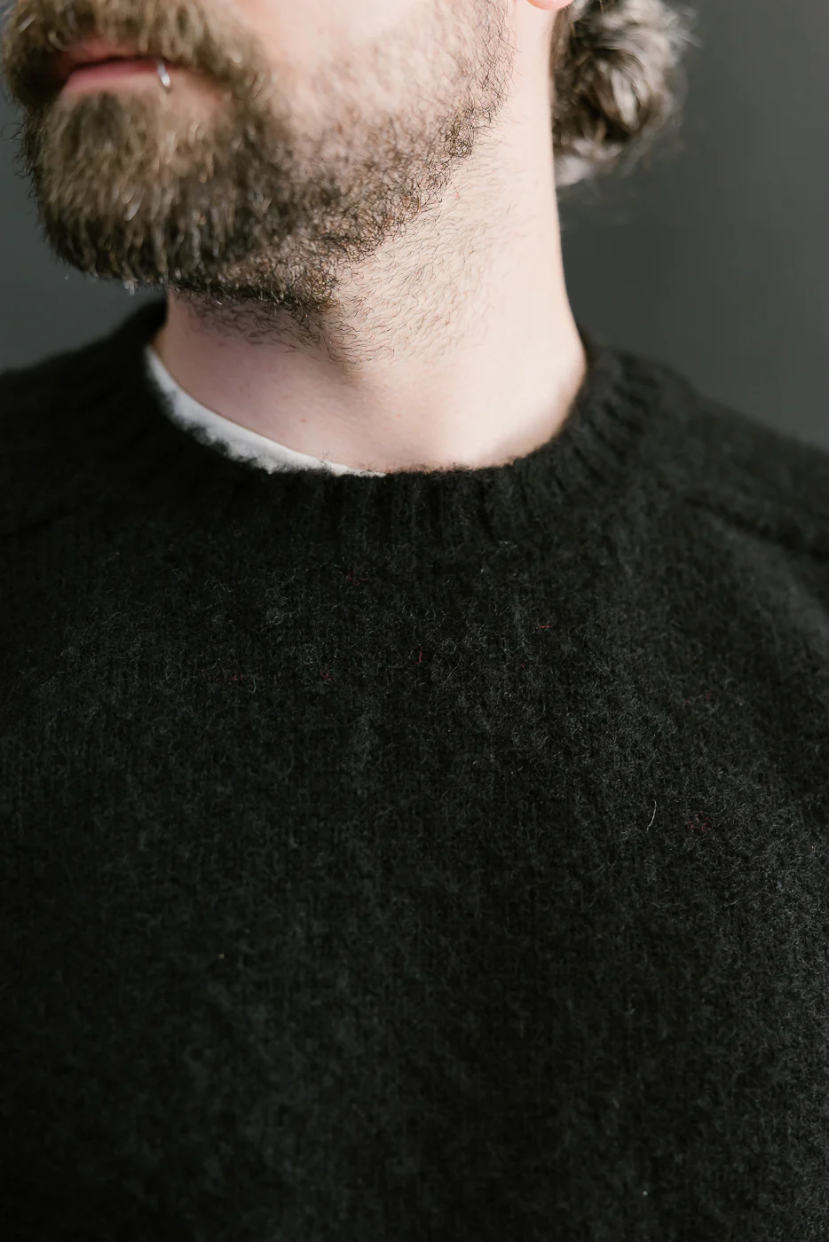 Shaggy Bear Pullover - Black - Image 15