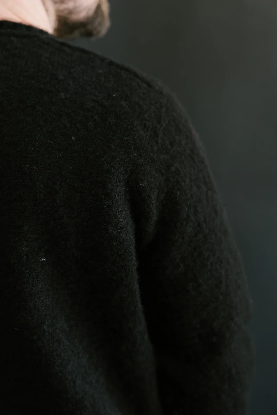 Shaggy Bear Pullover - Black - Image 18