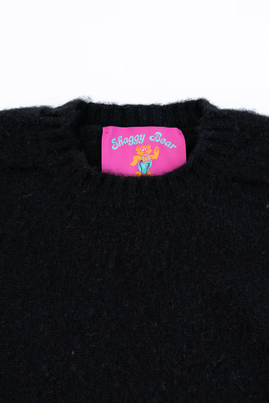 Shaggy Bear Pullover - Black - Image 2