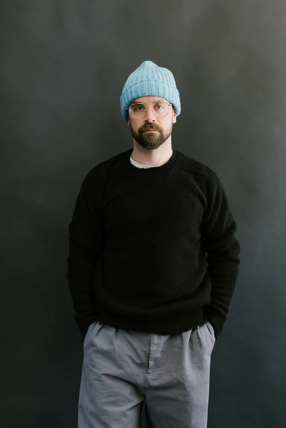 Shaggy Bear Pullover - Black - Image 8